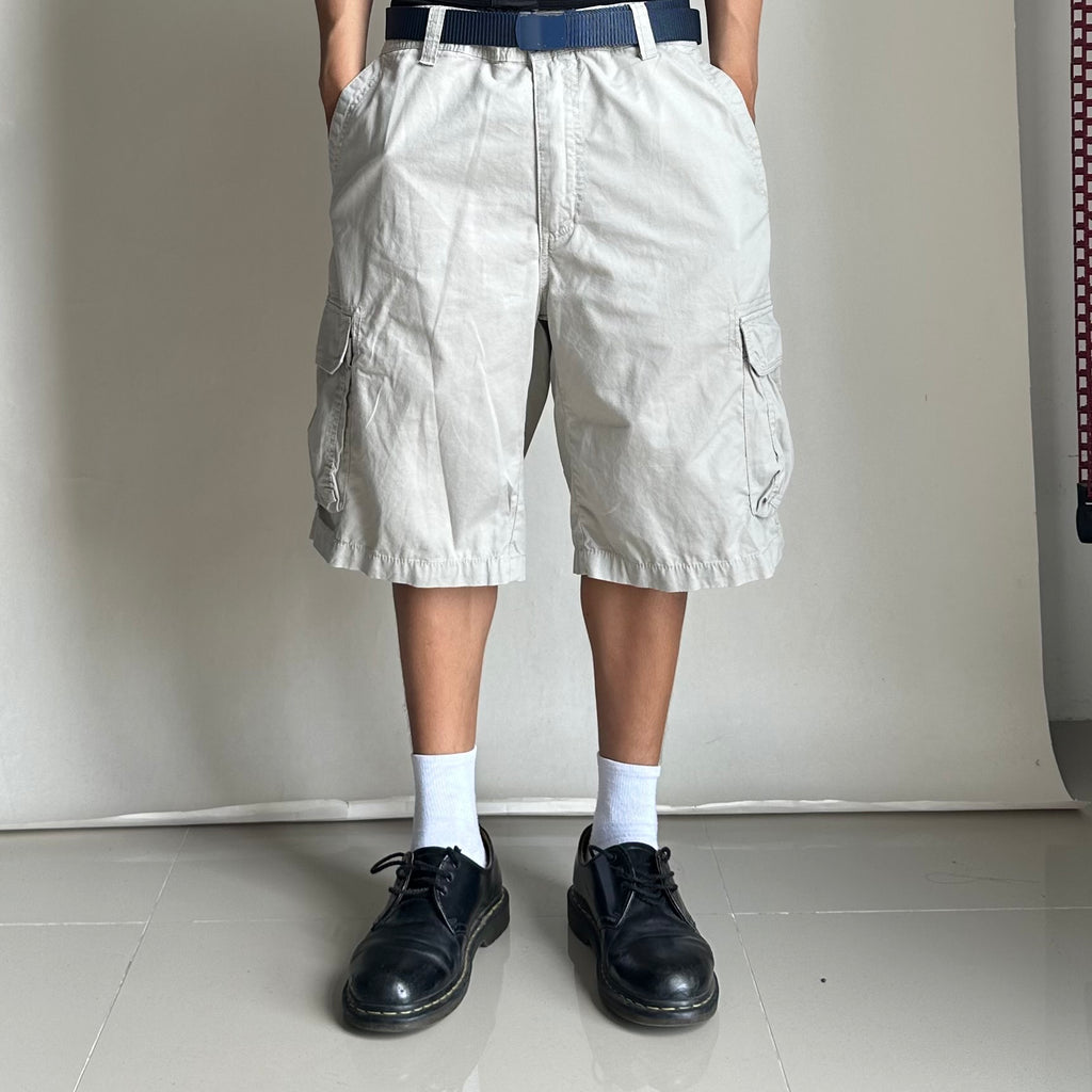 Big Sky Cargo Shorts in Light Gray (Size 36) — SOLD