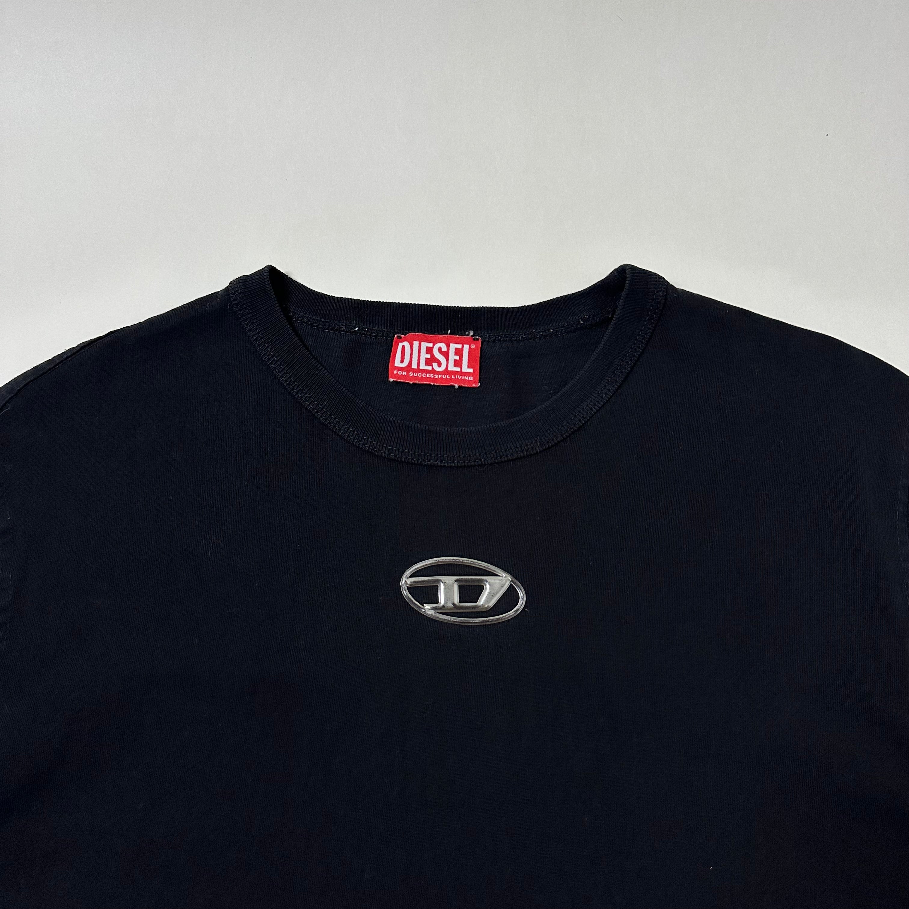 Diesel T-Adjust OD T-shirt Black Size Large