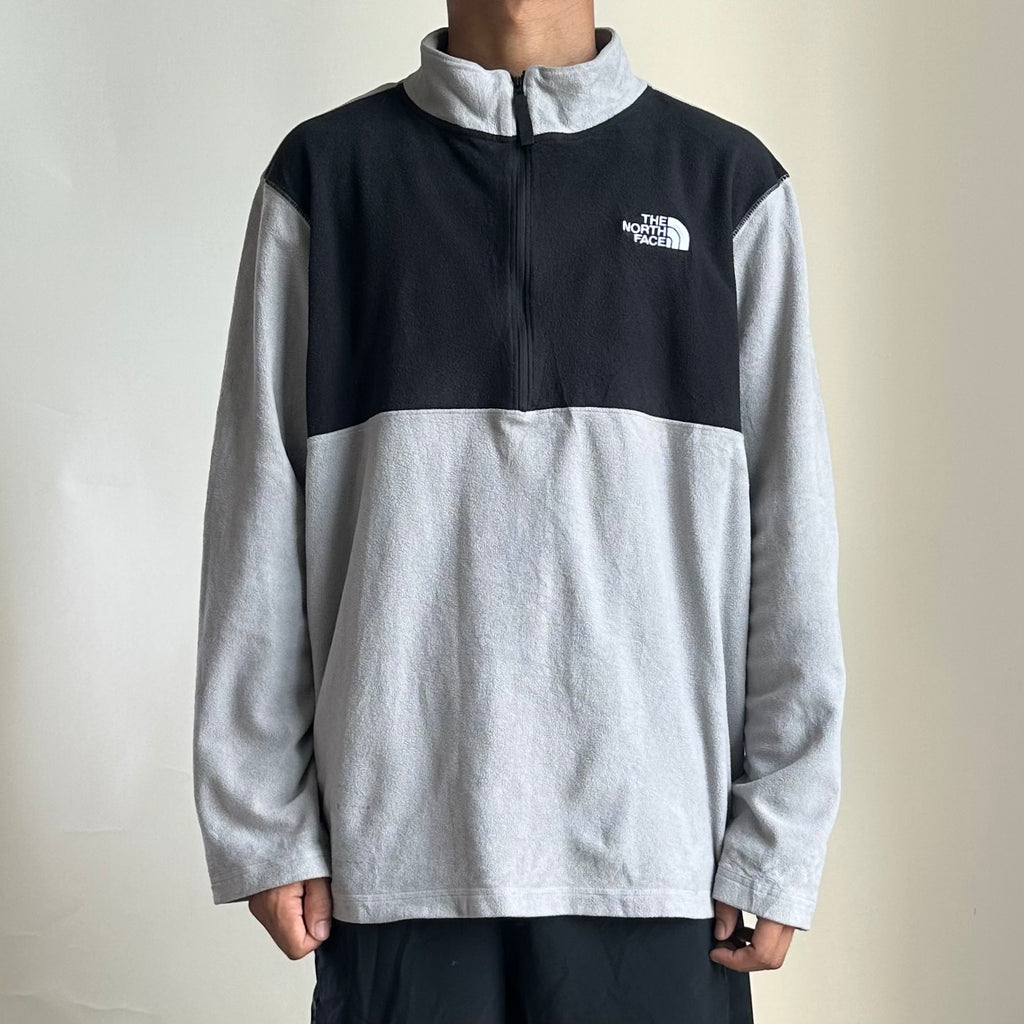 The North Face Quarter-zip Fleece Pullover in Two-toned (Size XL)