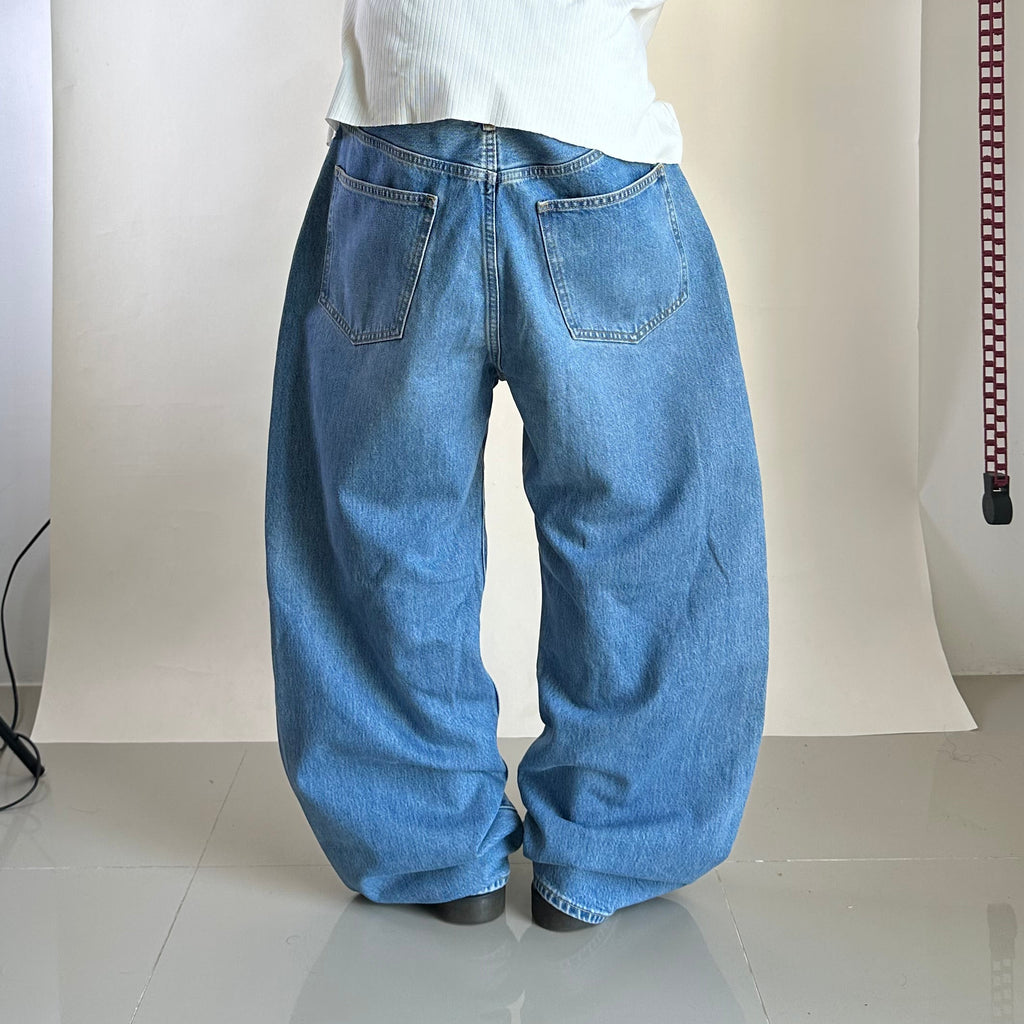 BRAND NEW GU BAGGY JEANS (SIZE 34) - SOLD