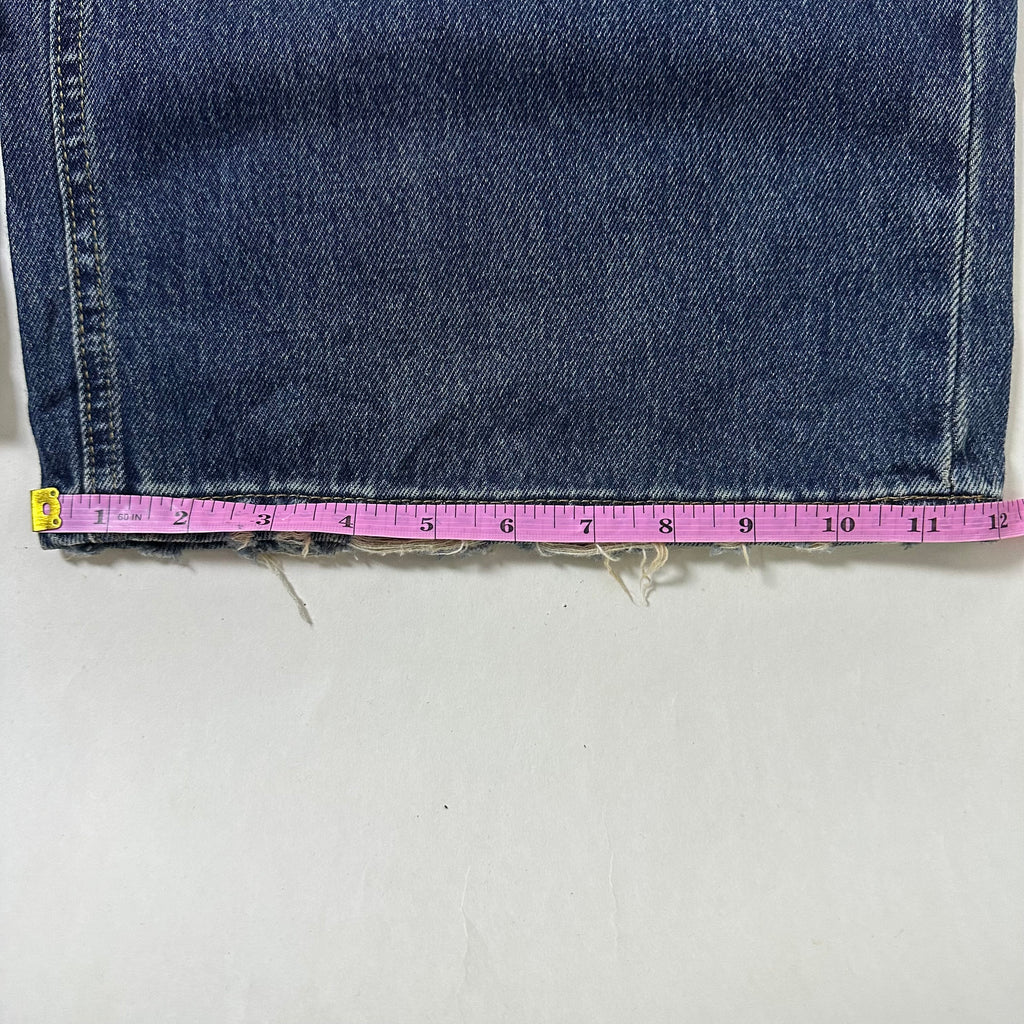 Random Baggy Jeans in Dark Blue Washed (Size 30)