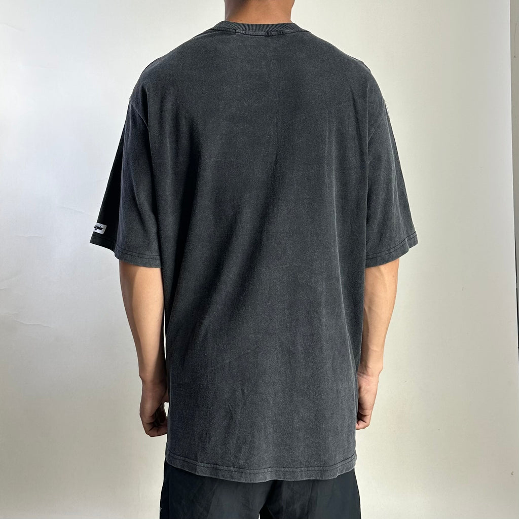 Black Air World T-Shirt in Acid Wash (Size Large)