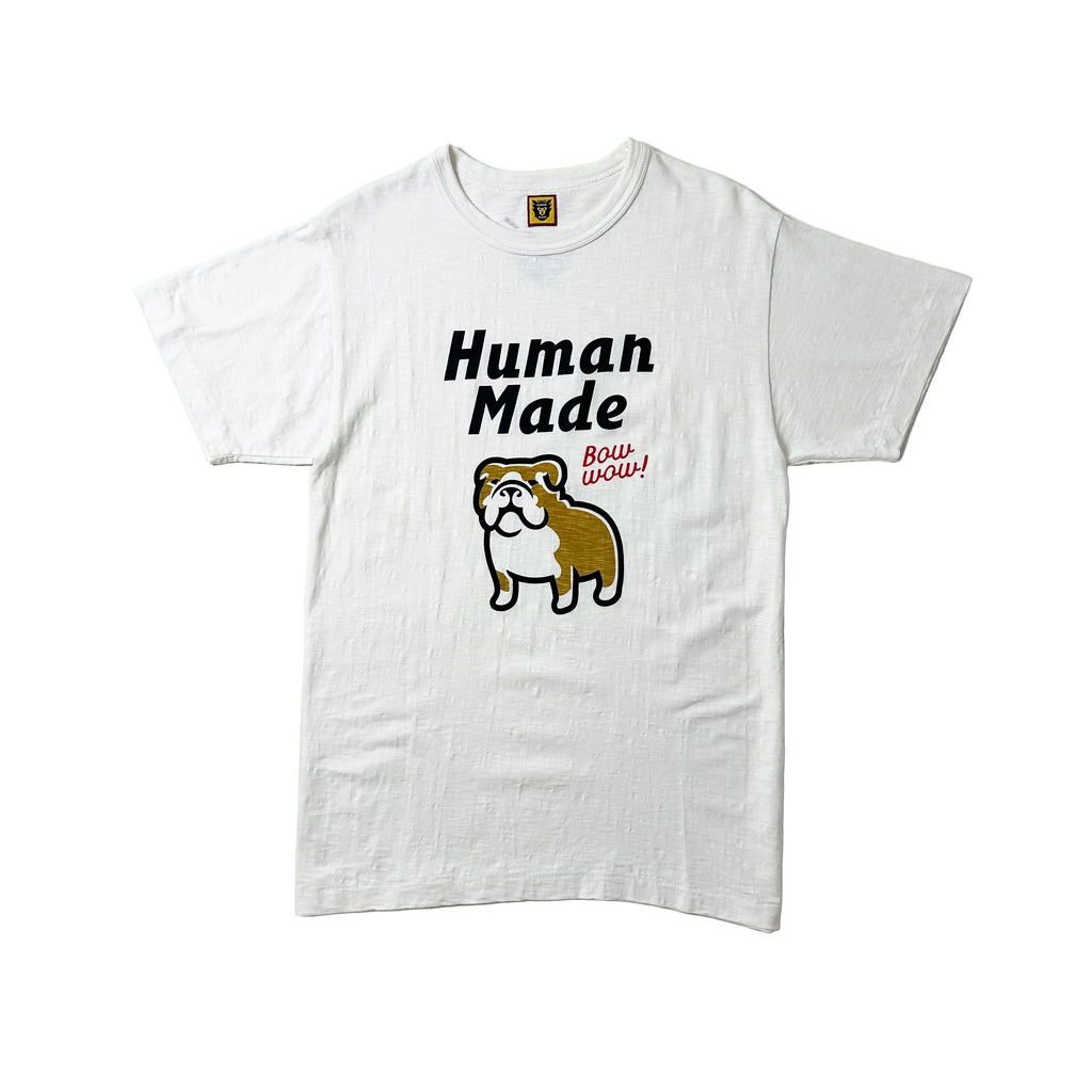 Human Made Bulldog T-Shirt in White Size XL (Best Fit Medium) OFF Only — SOLD