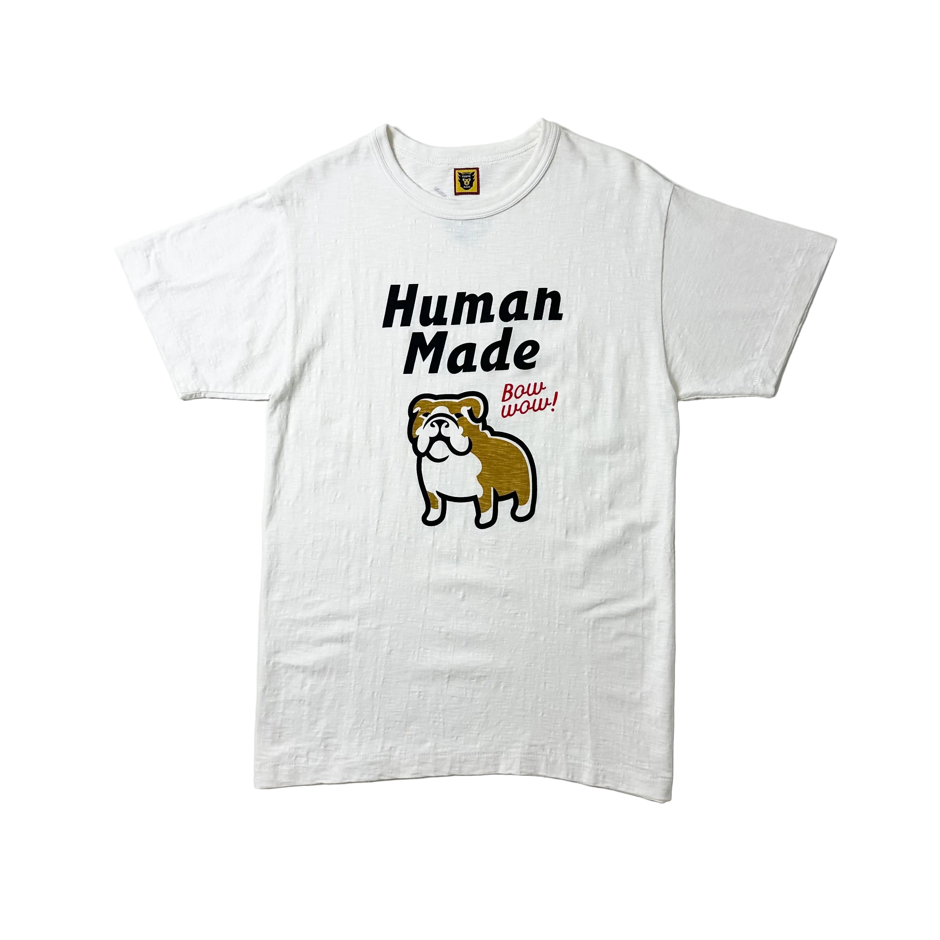 Human Made Bulldog T-Shirt in White Size XL (Best Fit Medium) OFF Only — SOLD