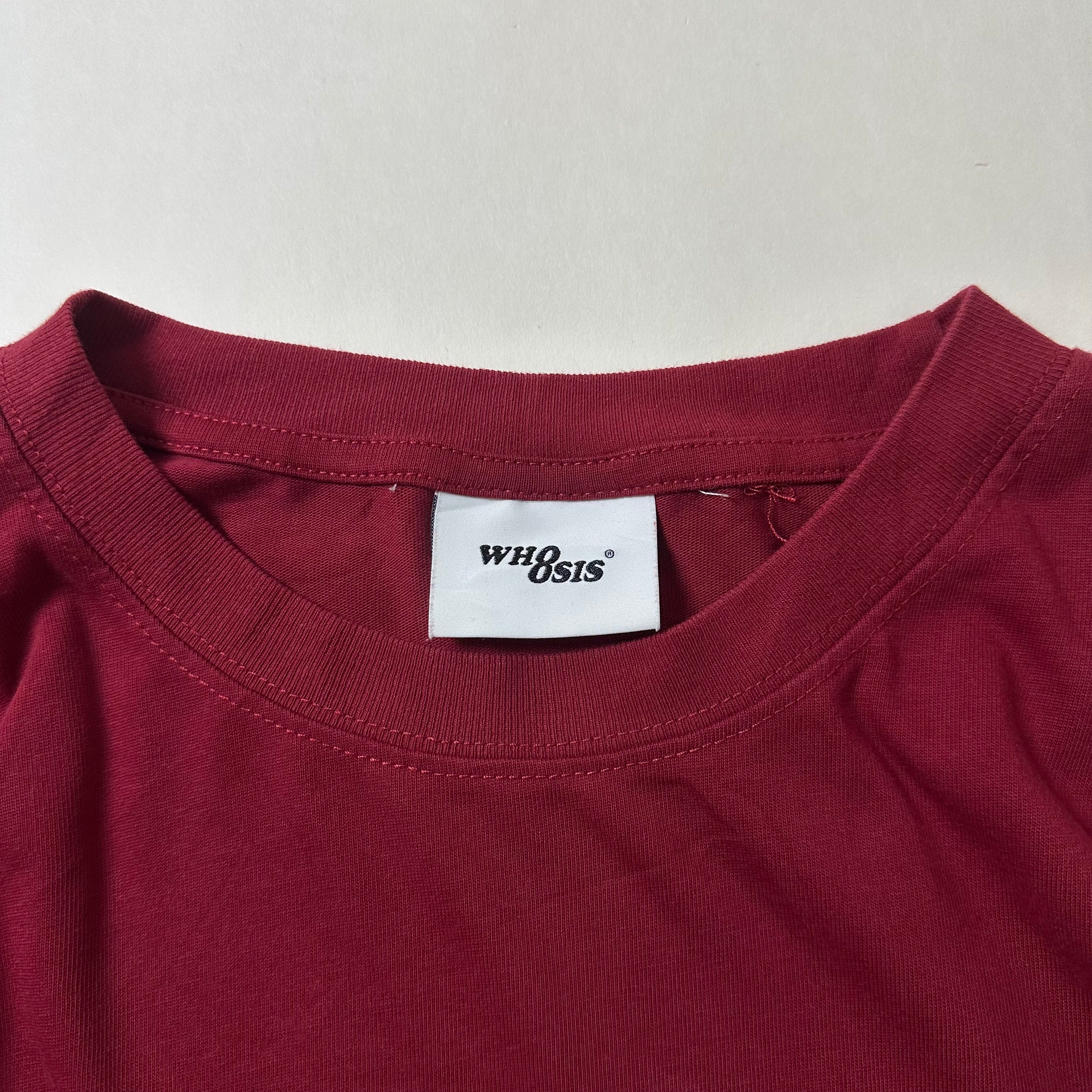 WHOOSIS Long-sleeve T-Shirt in Burgundy (Size XL)
