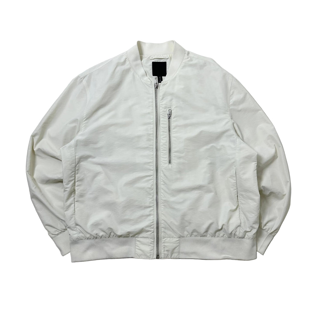 H&M Bomber Jacket in White Size XL