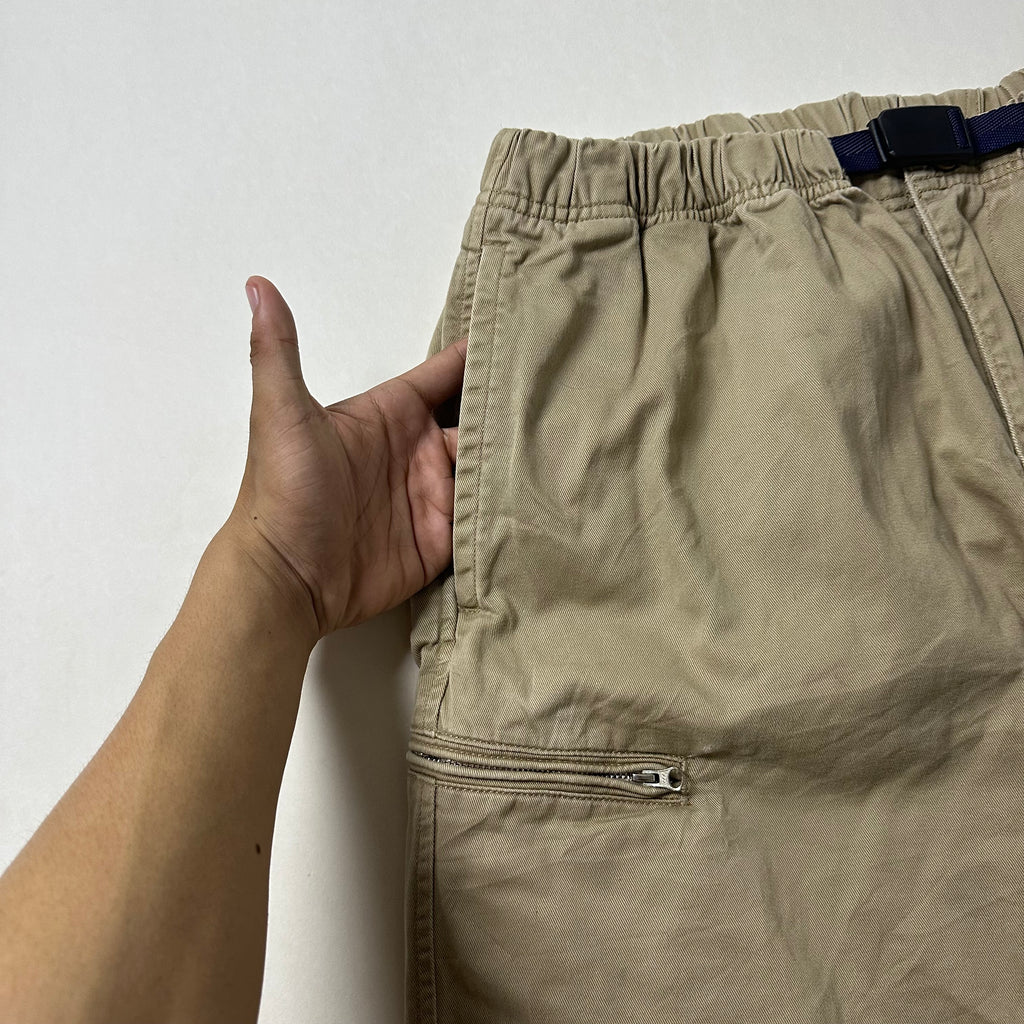 Pilgrim Surf Supply Charlotte Twill Climbing Shorts in Khaki (Size 30)