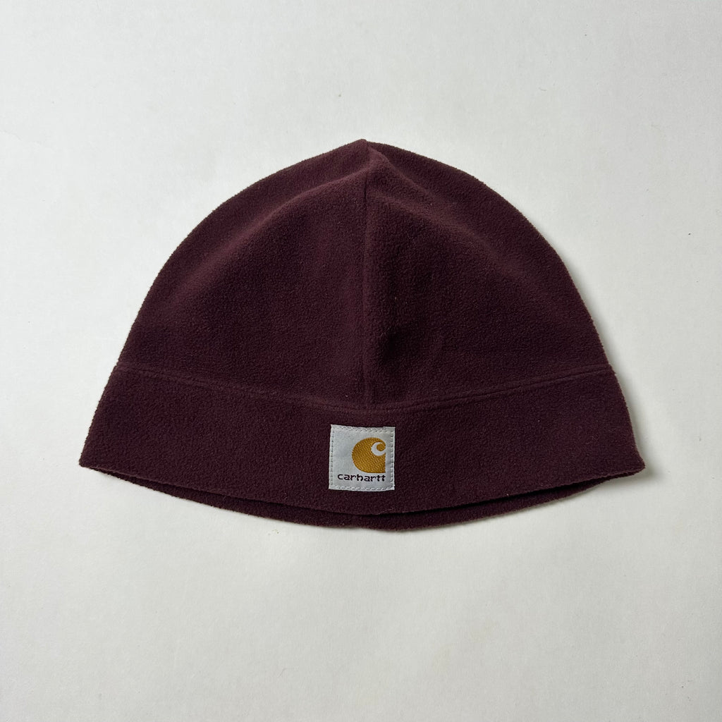 Carhartt Flecee Beanie Hat in Dark Burgundy (One Size)