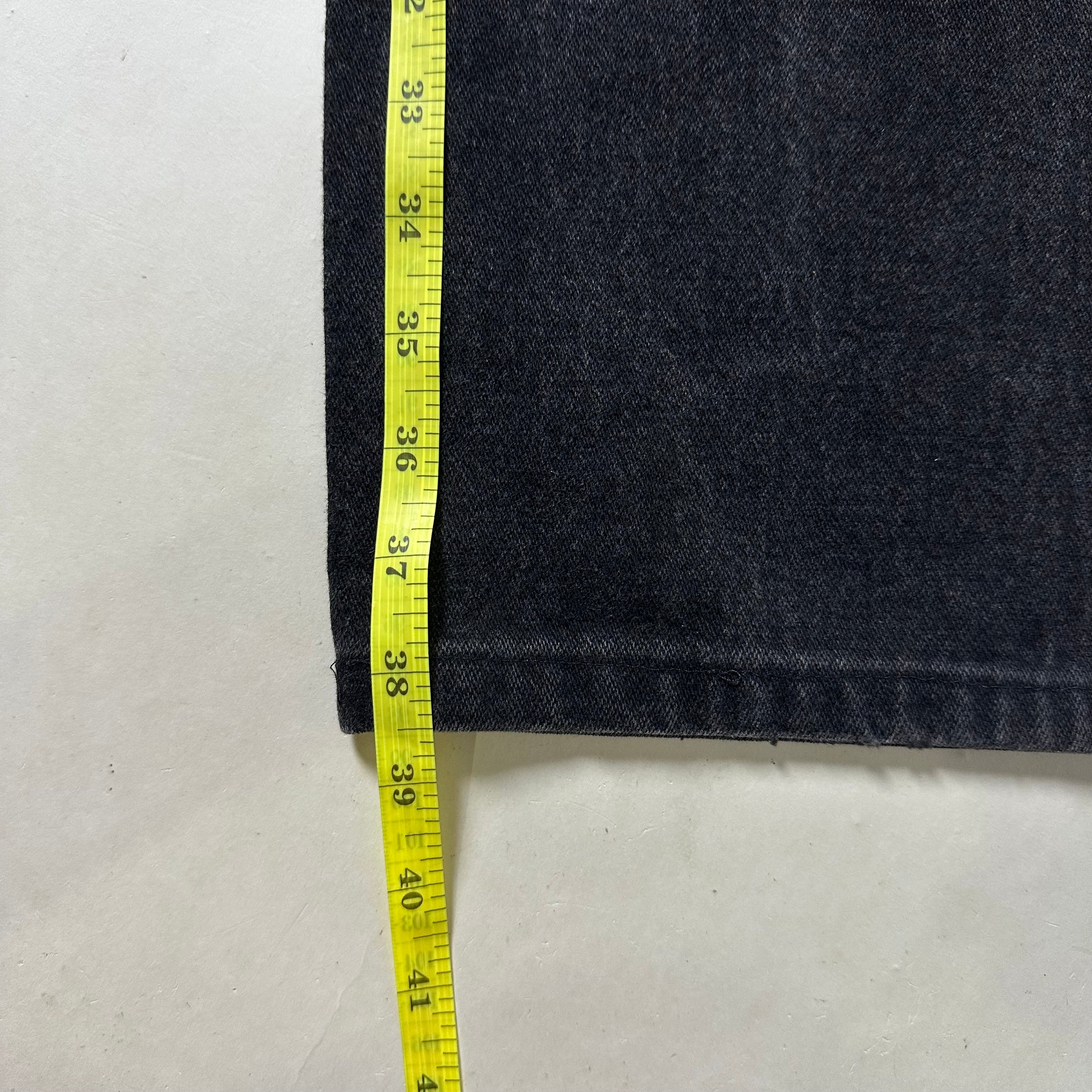 Vintage Made in USA Wrangler Cowboy Cut Original Fit Jeans in Shadow Black (Size 34)