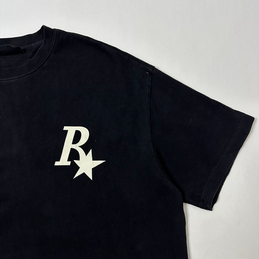 Rass Star Logo Above the Dream T-shirt Black (Size XL) - SOLD
