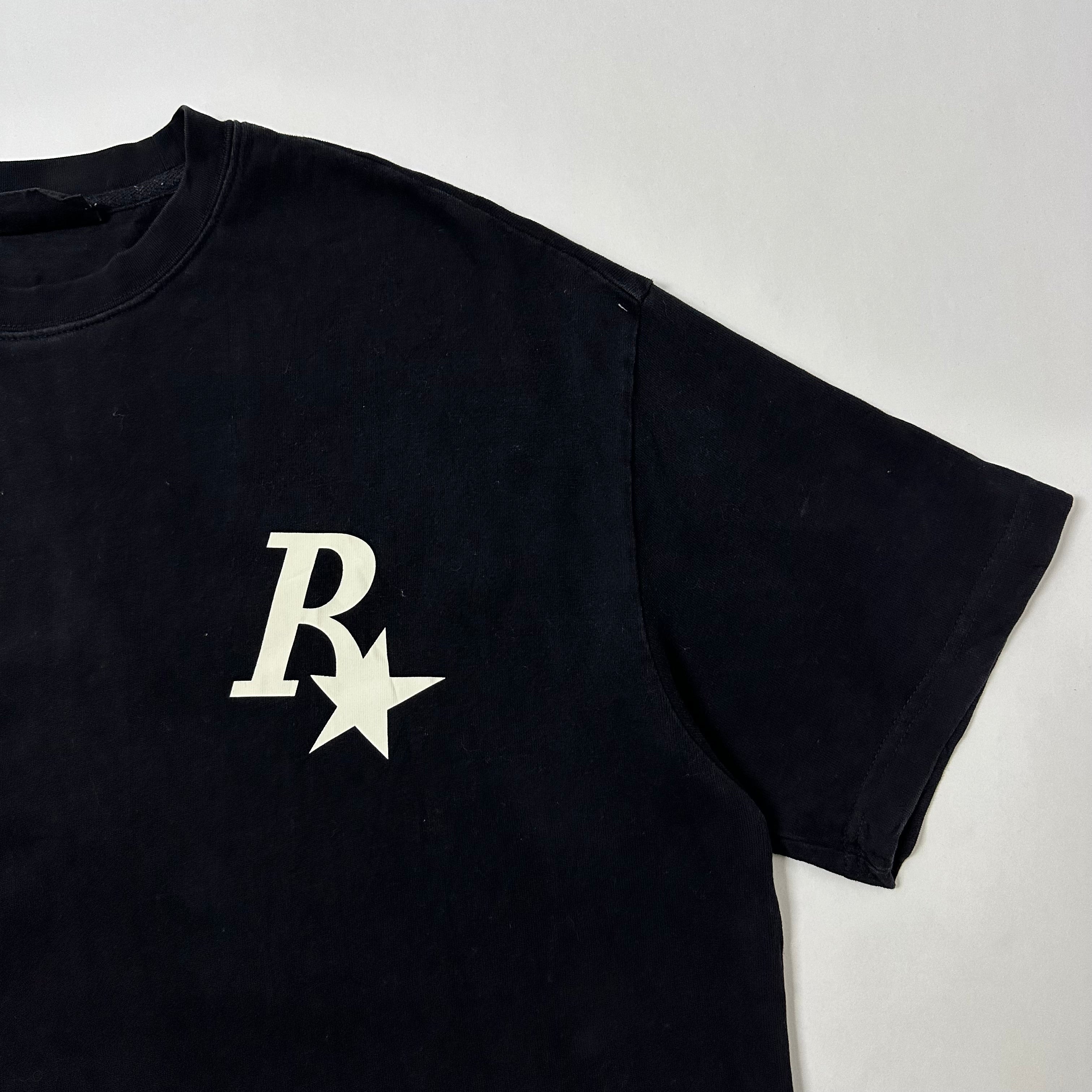 Rass Star Logo Above the Dream T-shirt Black (Size XL) - SOLD