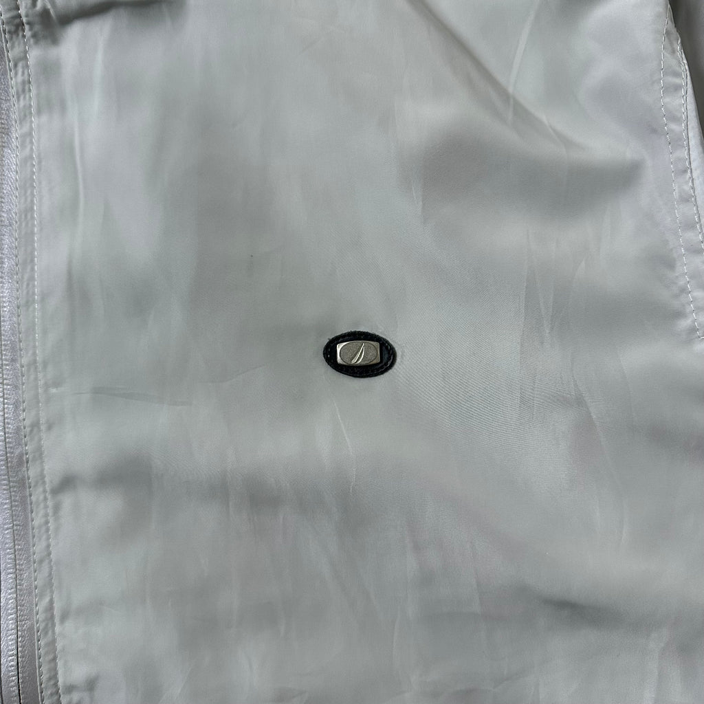 Nautica Full-zip Jacket Emblem Logo in Sage Hint Color (Size 3XL)