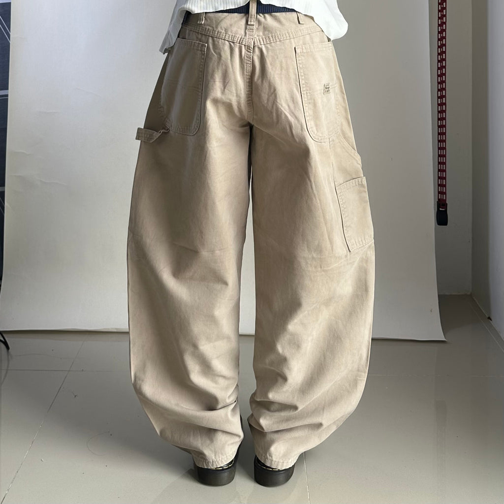 Wrangler Relaxed Fit Carpenter Pants in Golden Khaki (Size 38)