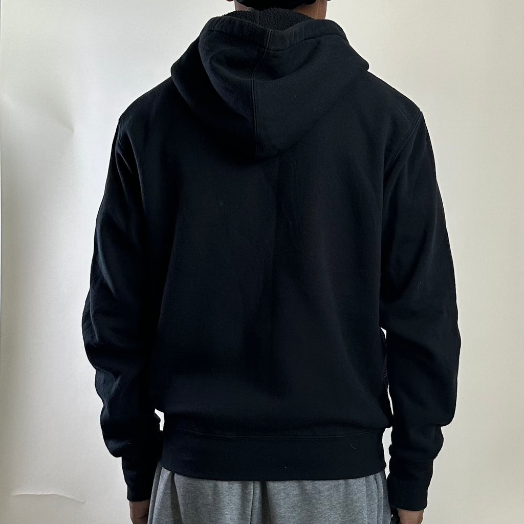 Fox Racing Y2k Zip-up Hoodie Big Logo in Black Size Small (Fits Medium)