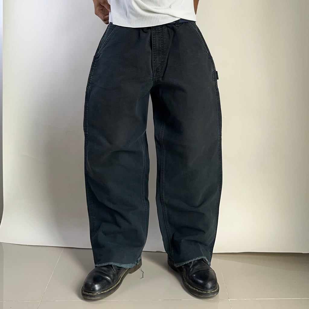 Vintage Carhartt Dungaree Fit Carpenter Pants Black Size 34