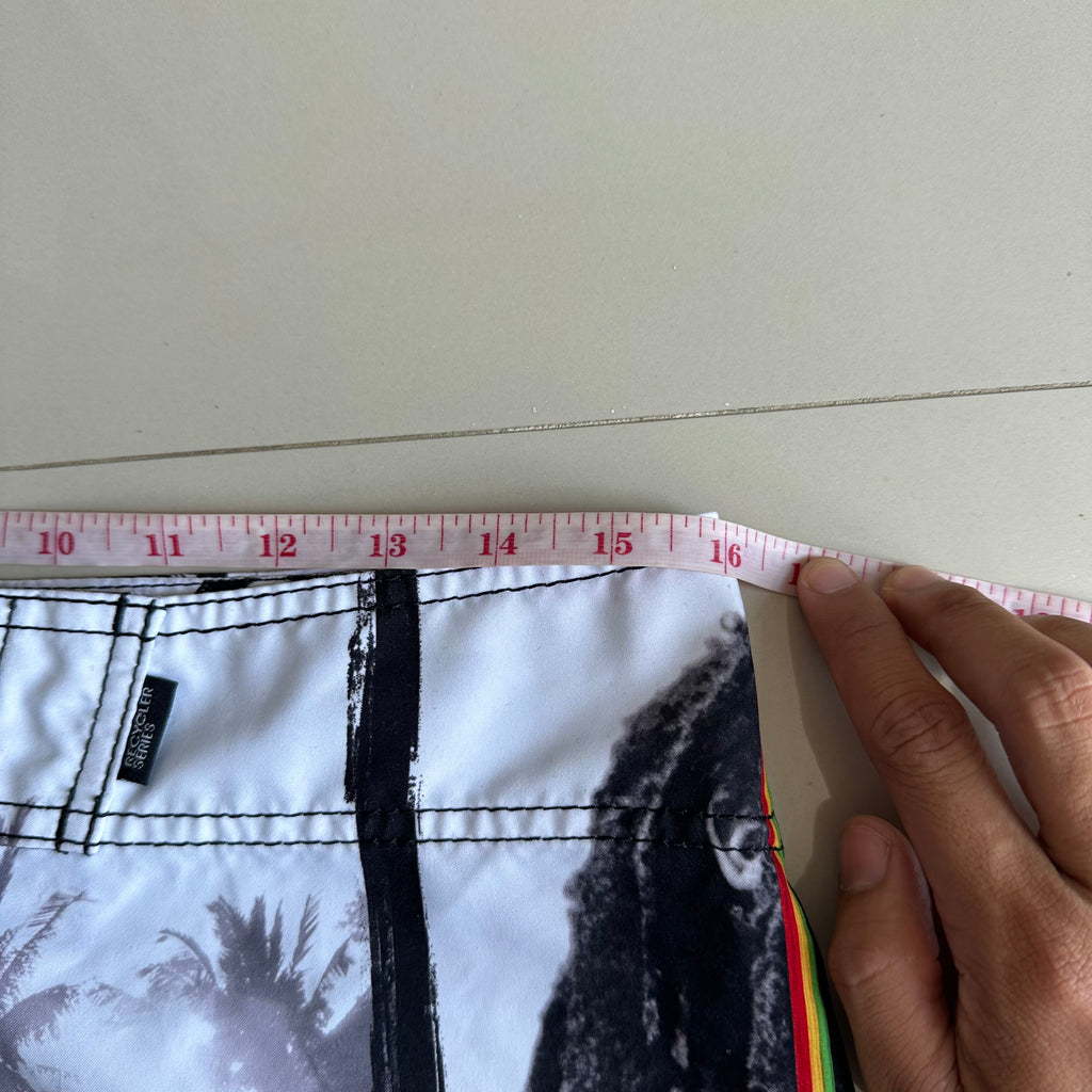 Billabong x BOB MARLEY Board Shorts All Over Print Size 32