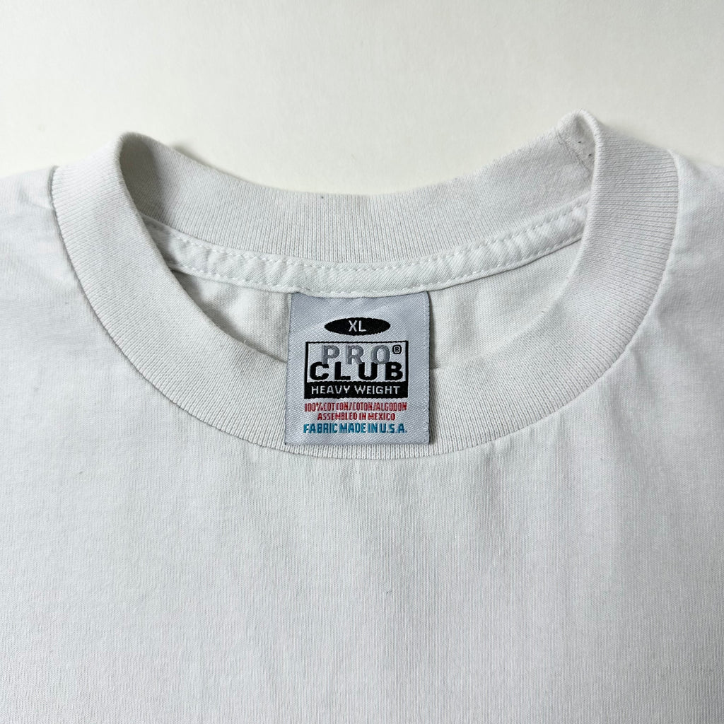 PRO CLUB Heavy Weight T-Shirt in White (Size XL)