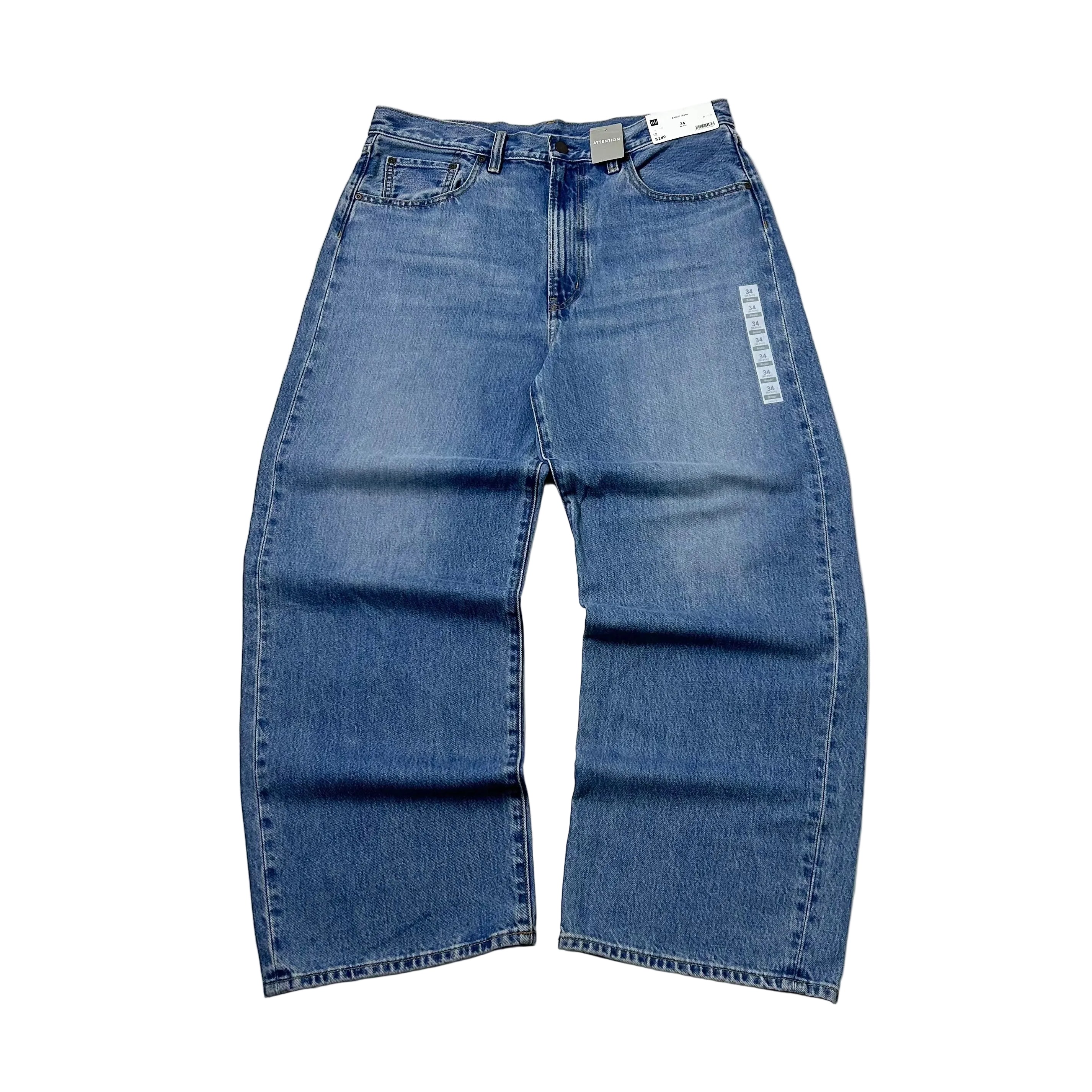 BRAND NEW GU BAGGY JEANS (SIZE 34) - SOLD