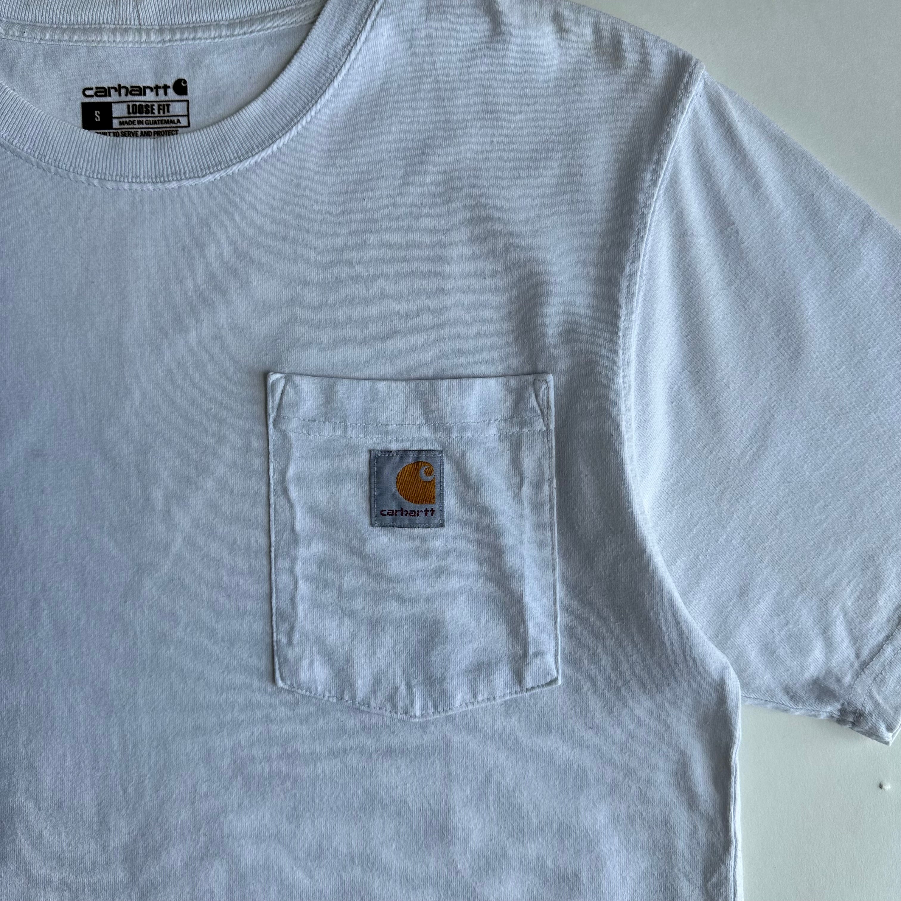 Carhartt K87 Pocket T-shirt White Small - SOLD