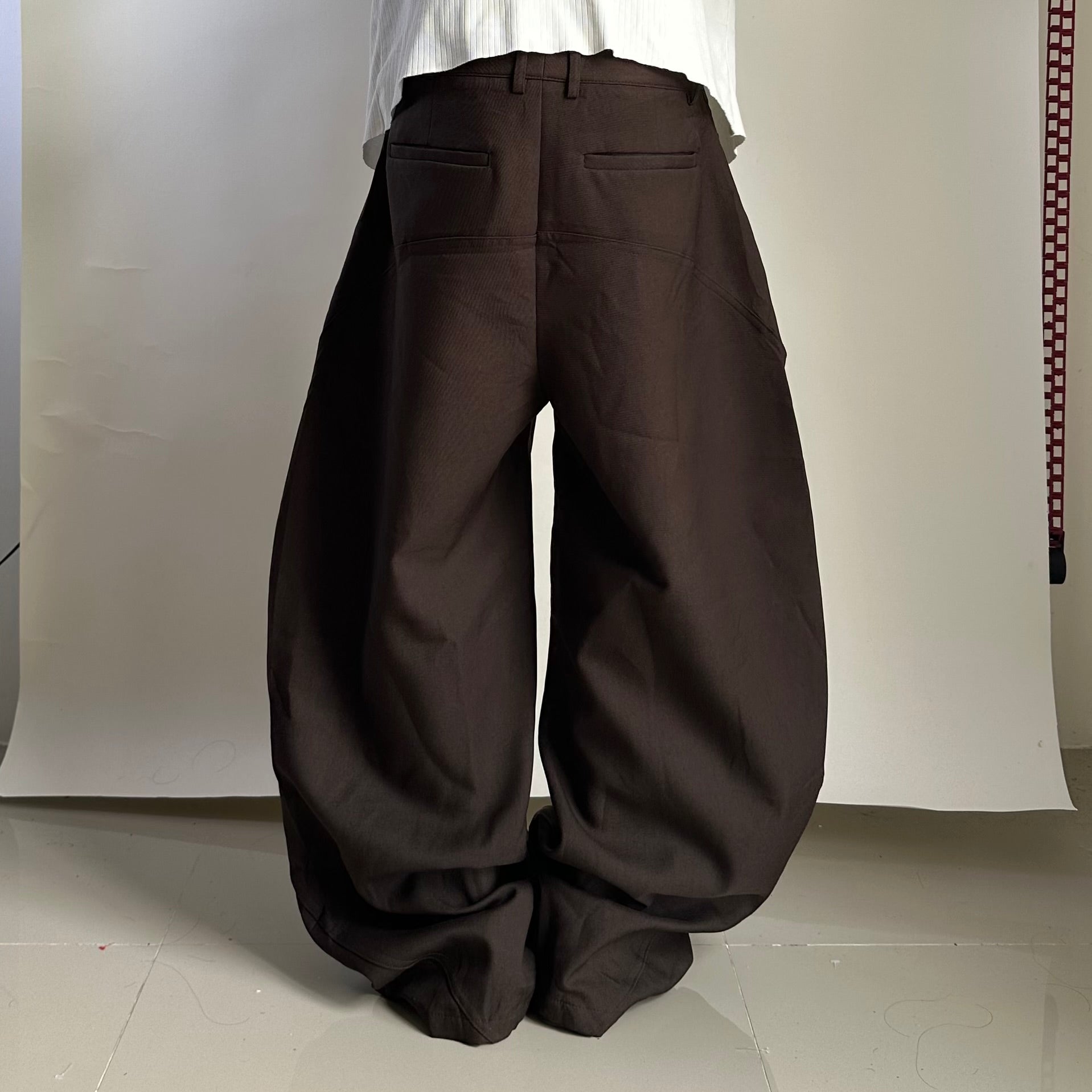 FREITAG Baggy Trousers Pants in Choco Brown (Size 30-31)