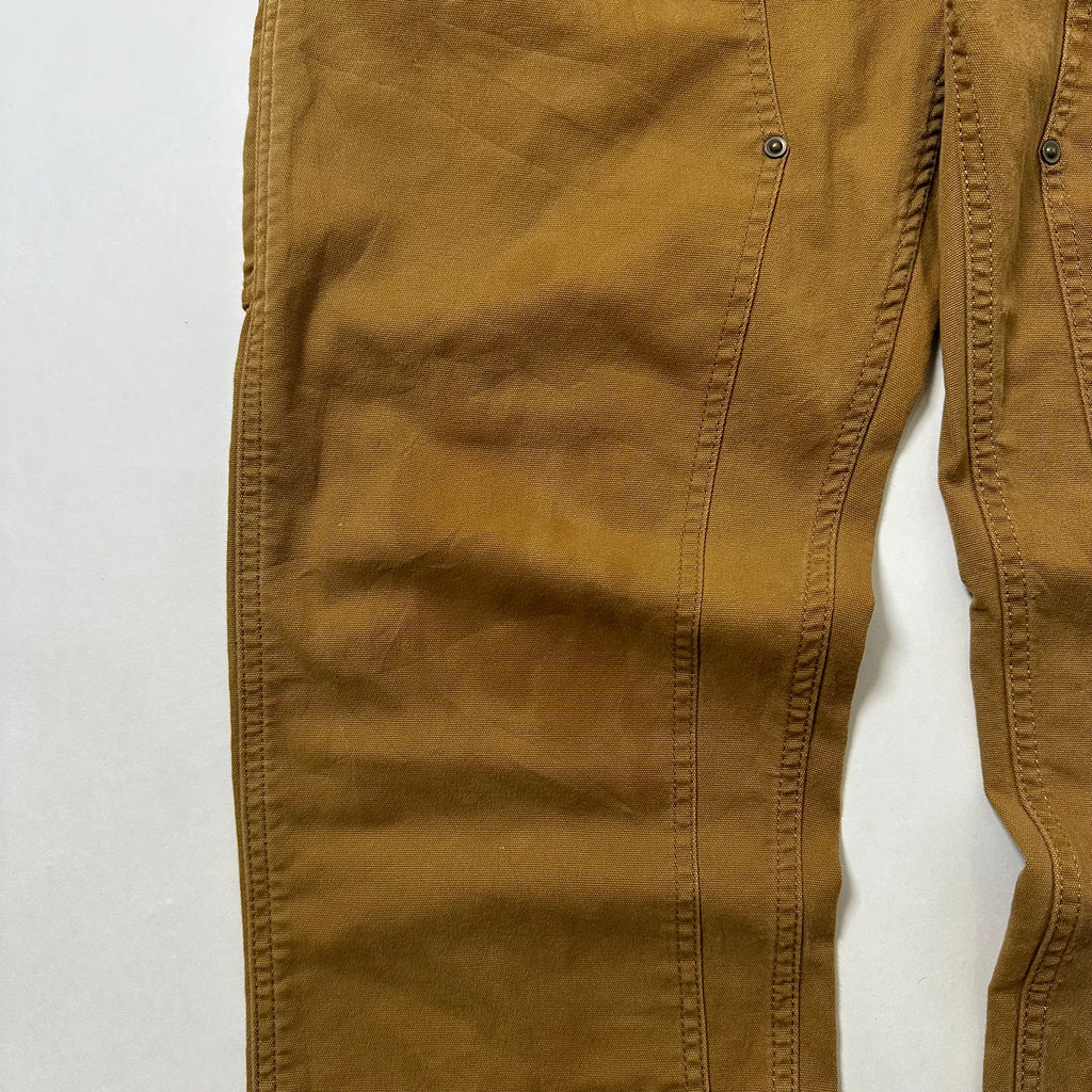 Carhartt Duck Bib Overalls Double Knee Brown (Size 32-34) - SOLD