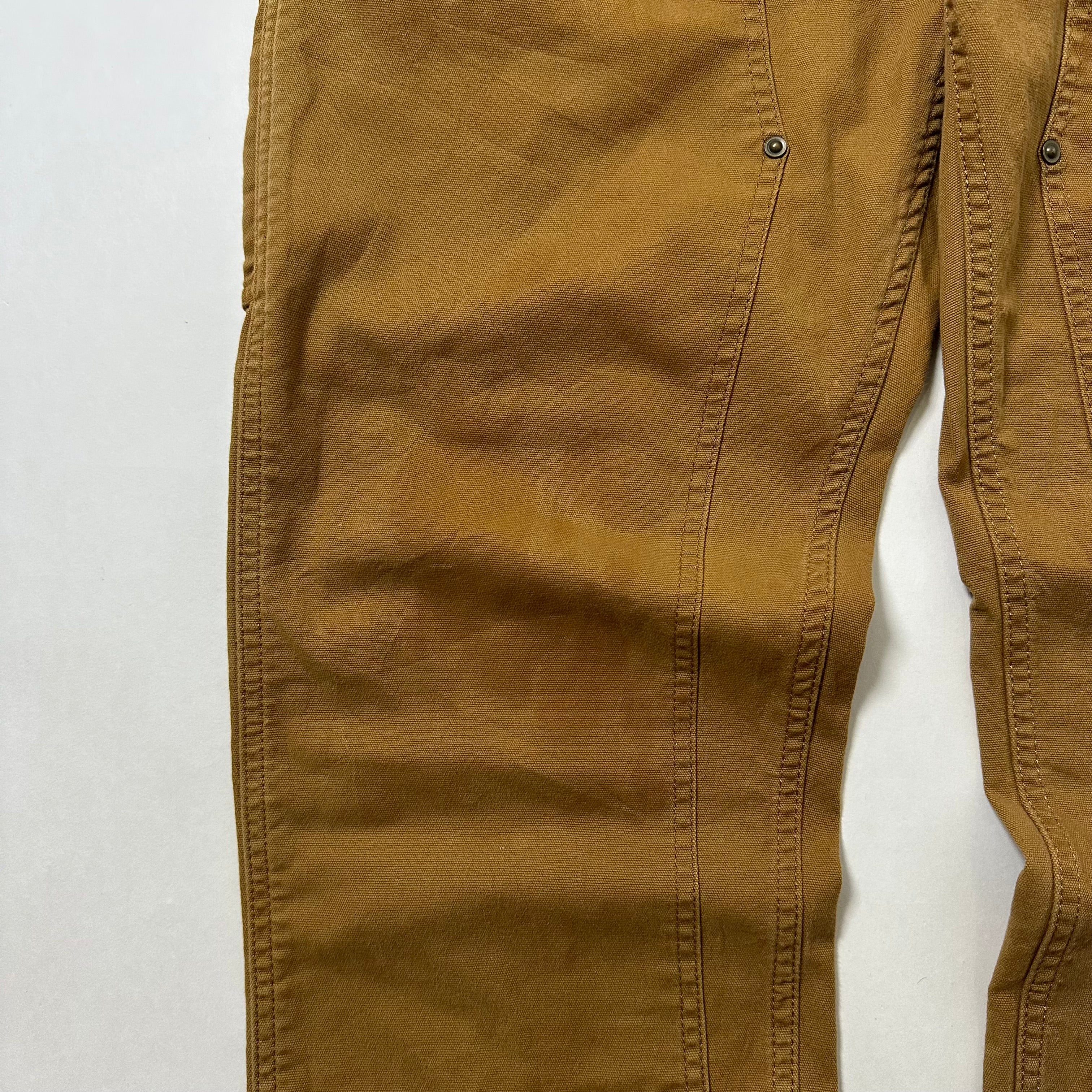 Carhartt Duck Bib Overalls Double Knee Brown (Size 32-34) - SOLD
