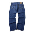 Levi’s 501 Original Fit Jeans Button Fly in Rinse Dark Wash (Size 34)