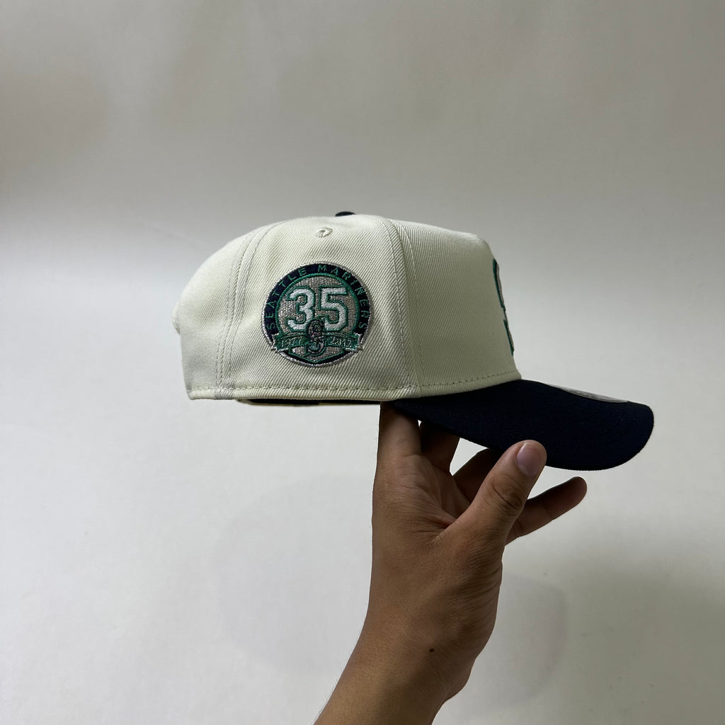 BRAND NEW NEW ERA A-Frame Snapback Cap Seattle Mariners in Two-tone (One Size)