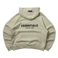 Essentials Pullover Hoodie Jacket Cream Size Small (Fits Large) OFF only