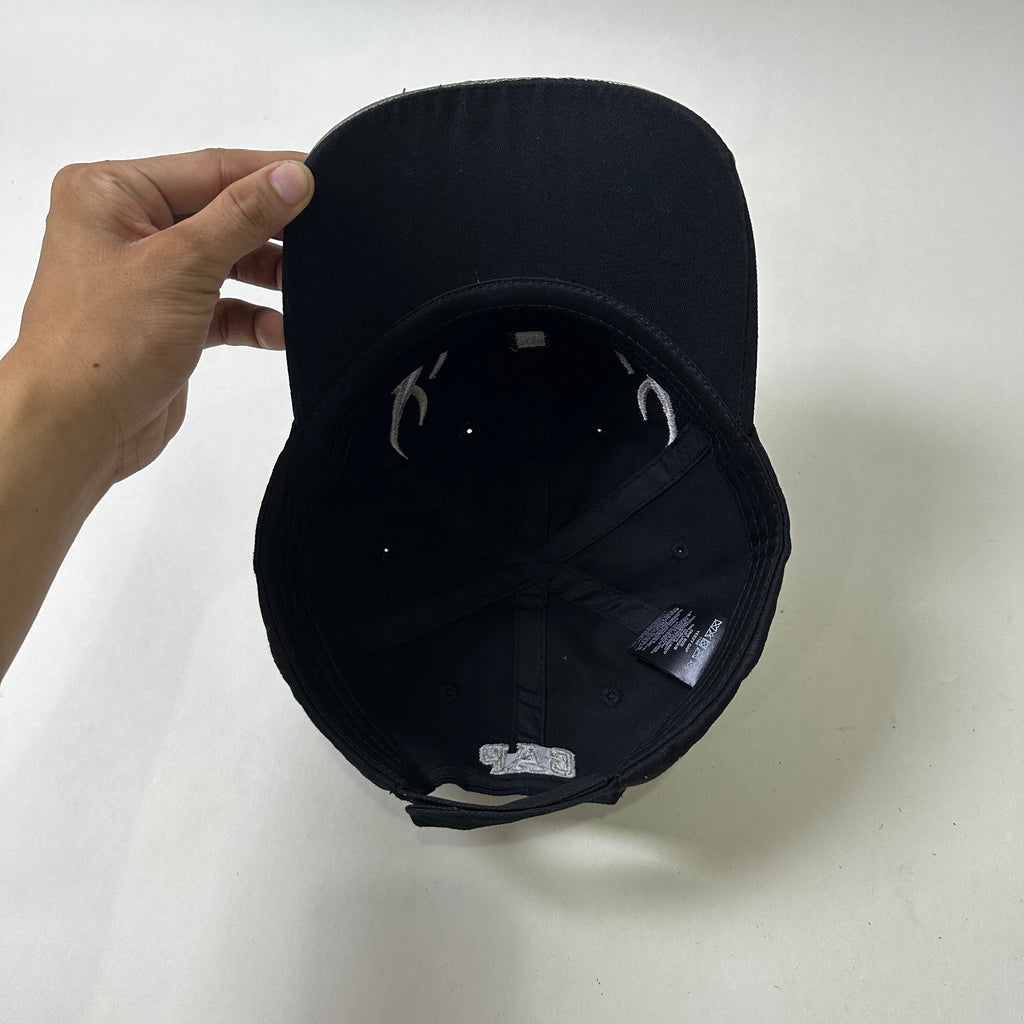 Yeezy Gap Embroidered Flame Cap in Black One Size (OFF Only)