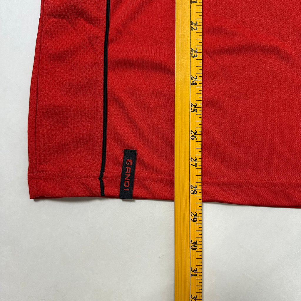 AND 1 Sleeveless Basketball Jersey Red Size Small (Fits Medium)