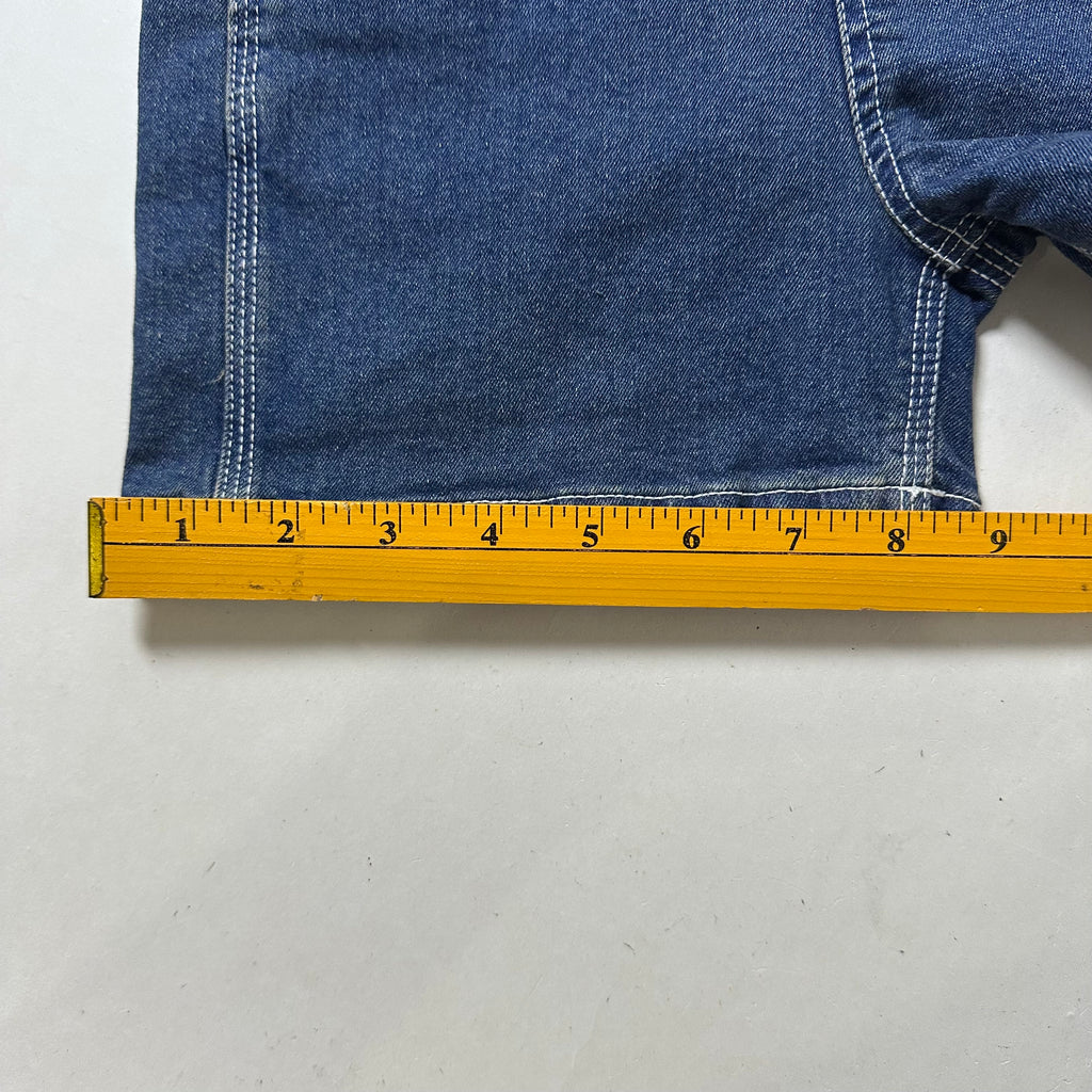 Carhartt Kids Denim Short Bib Overalls (Size 7) New with tags