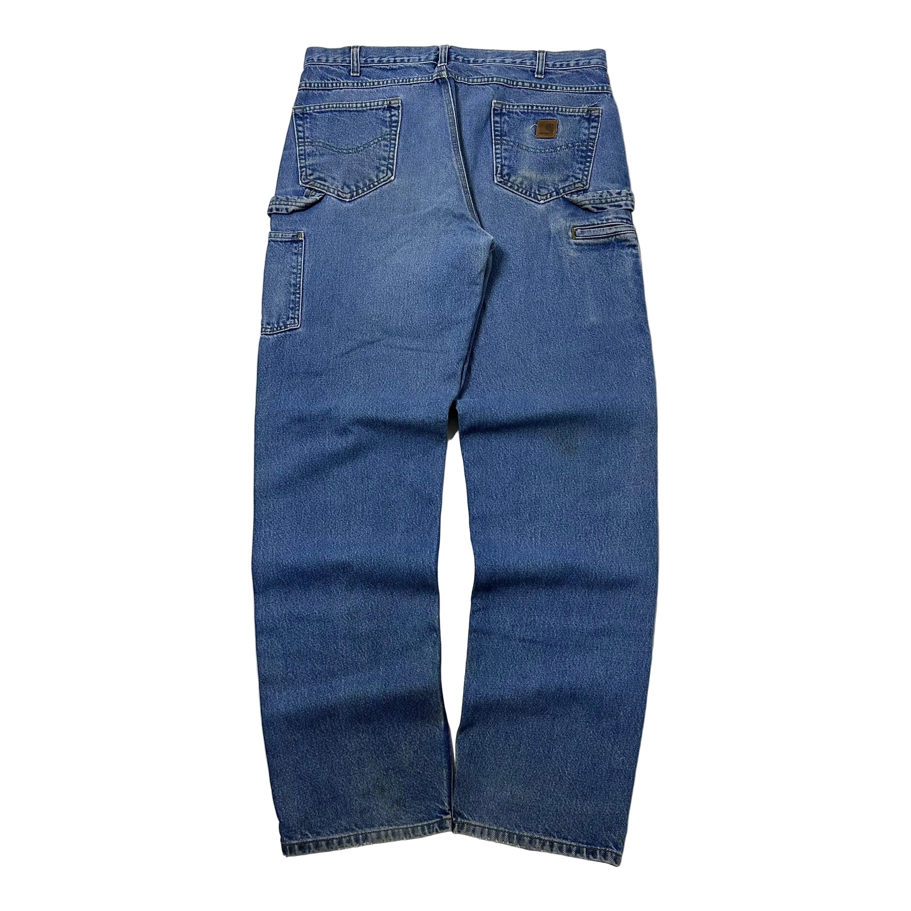 Carhartt Relaxed Fit Denim Carpenter Pants Size 38