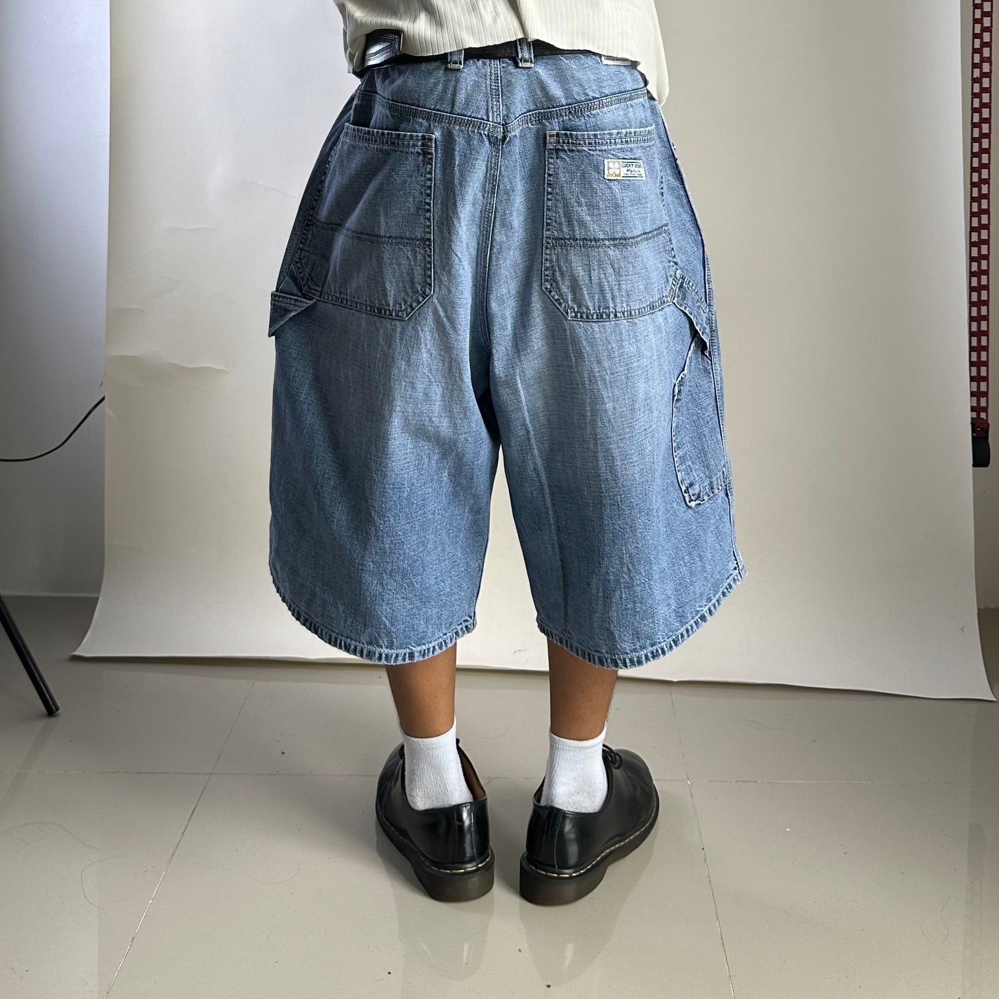 Lucky Brand Carpenter Jorts in Blue Denim Wash (Size 36)