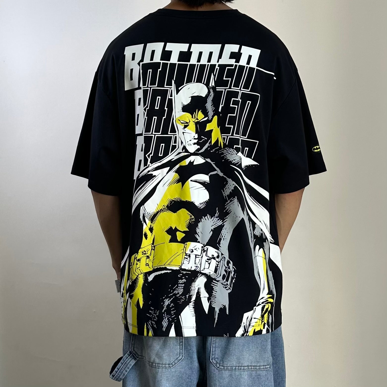 Batman DC Comics by XTEP Big Graphics on Back T-shirt Black (Size Large) - SOLD