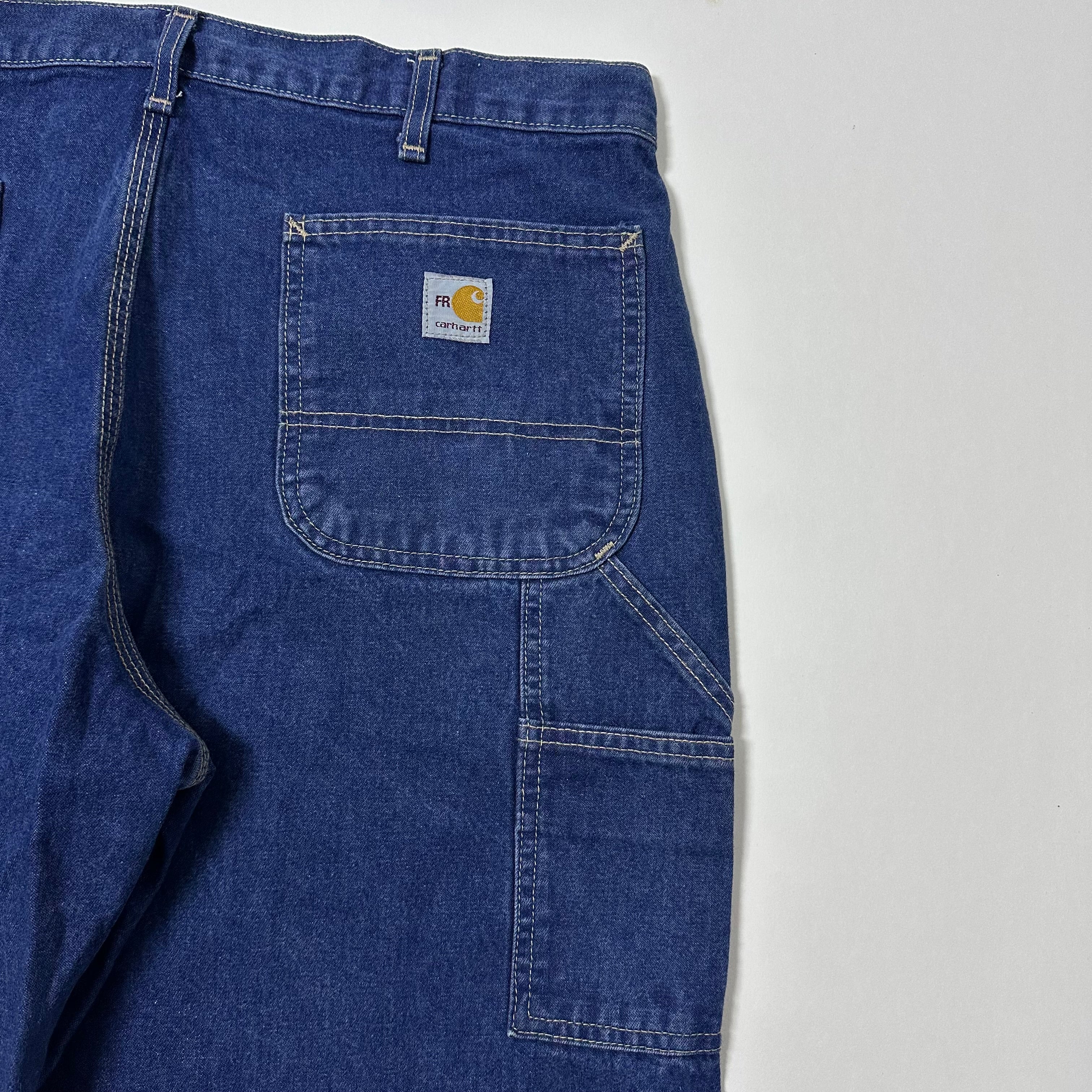 Carhartt Flame-Resistant Denim Carpenter Pants Size 38