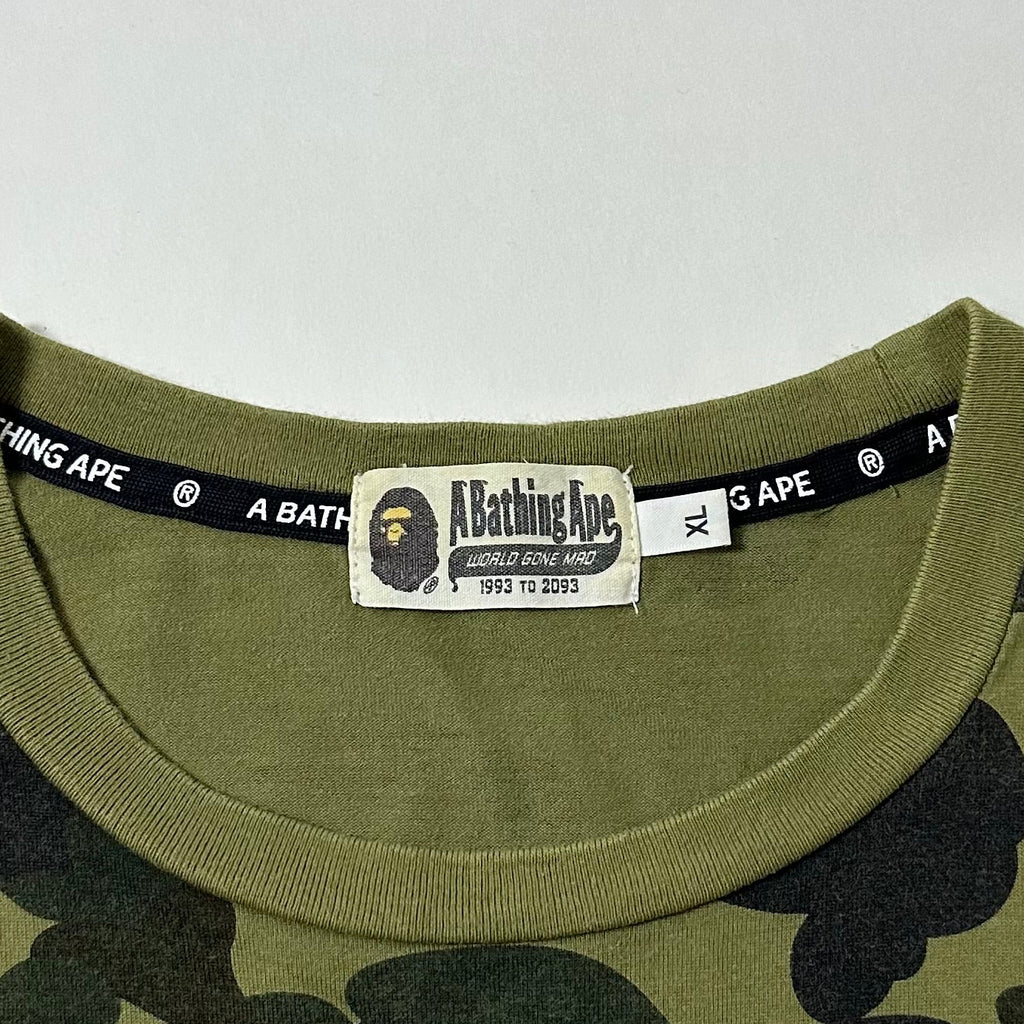 BAPE Shark First Camouflage T-shirt XL