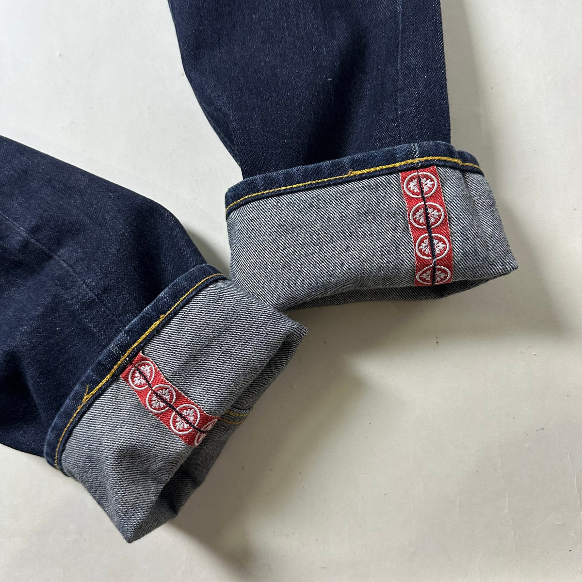 EVISU Heritage Kamon Seagull Selvedge Denim Jeans (Size 30)