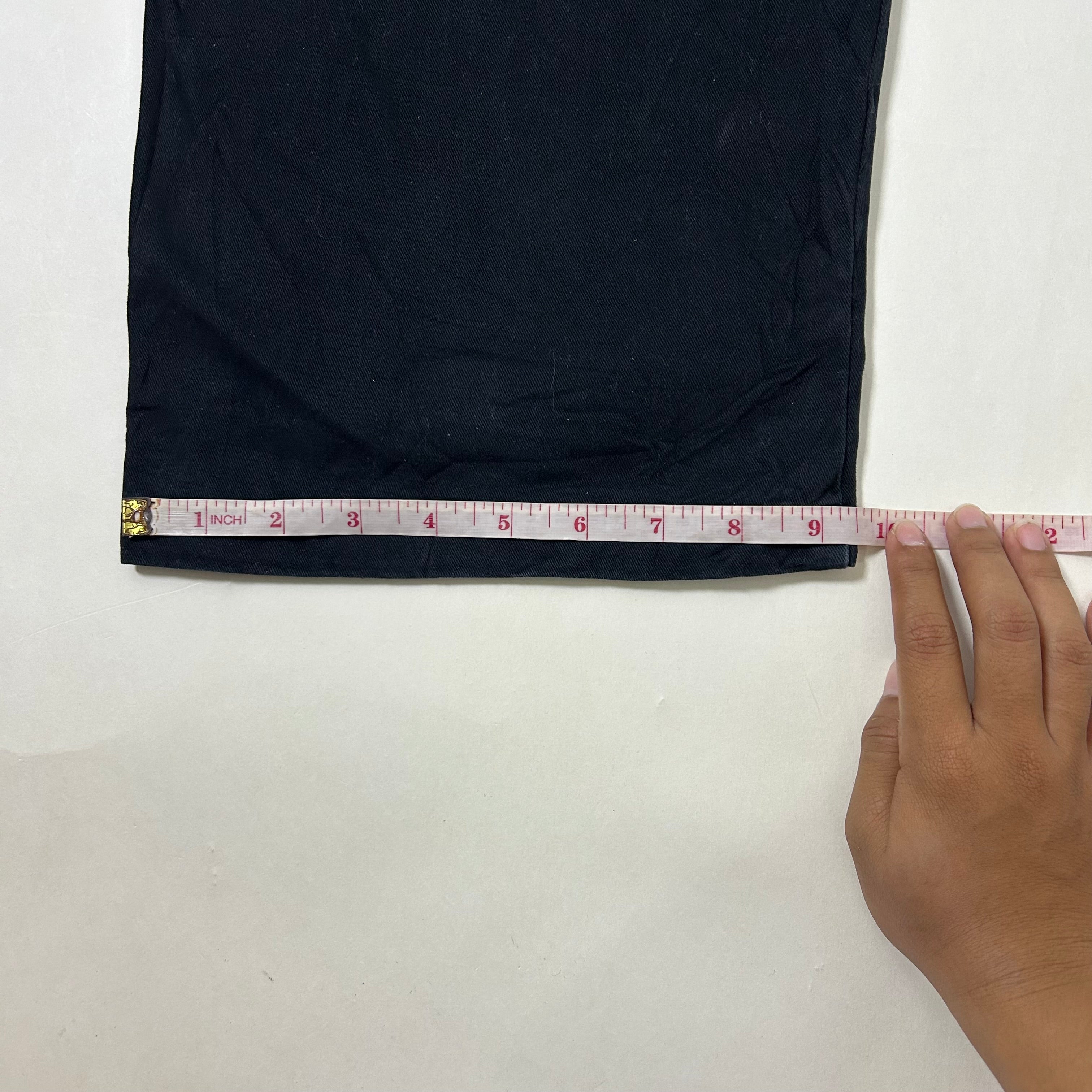 GOOJI DOUBLE KNEE CARPENTER PANTS BLACK (SIZE 32) - SOLD