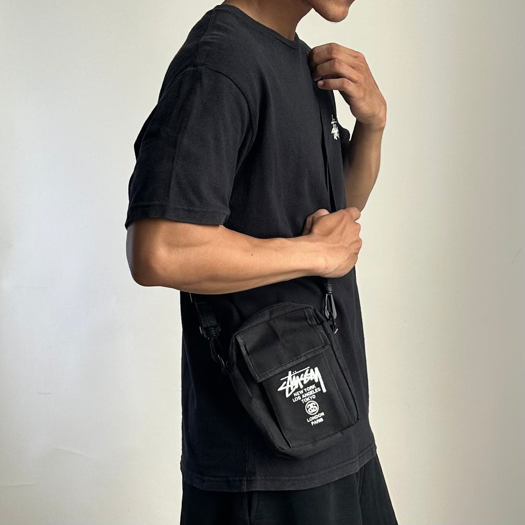 Stussy Sling Bag in Black — SOLD