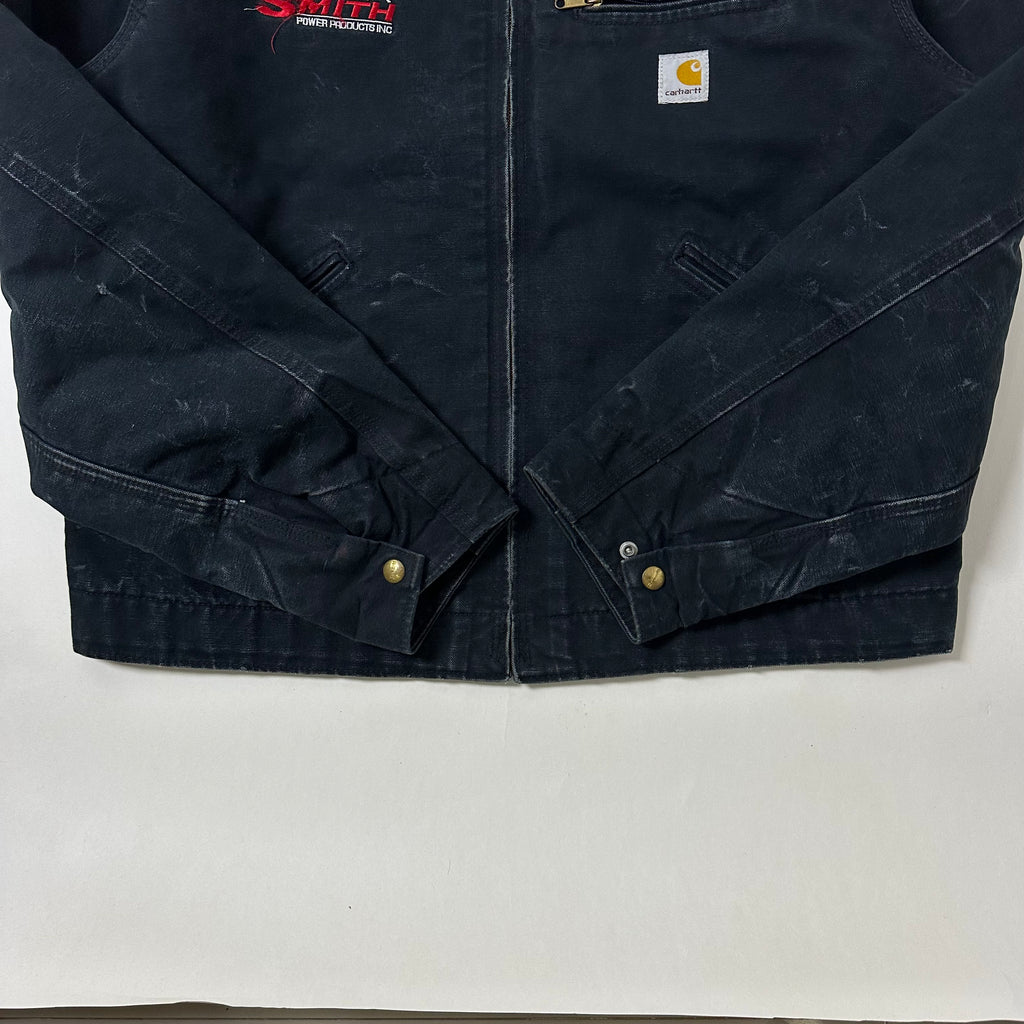 Vintage 2006 Carhartt J01 Detroit Jacket in Black (Size Medium) Boxy Fit