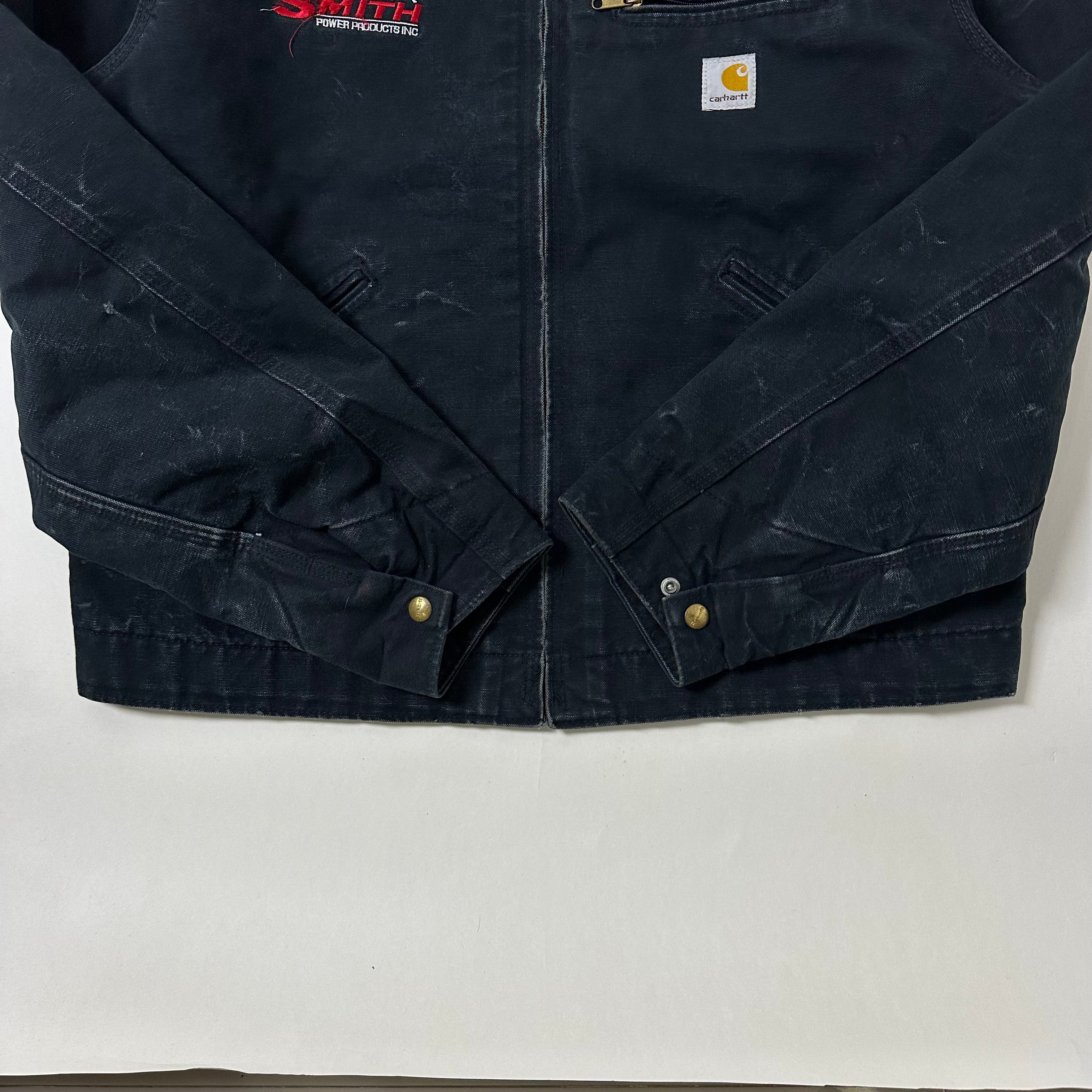 Vintage 2006 Carhartt J01 Detroit Jacket in Black (Size Medium) Boxy Fit