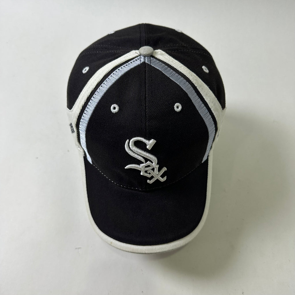 Vintage TEI Chicago White Sox MLB Strapback Cap in Black (One Size)