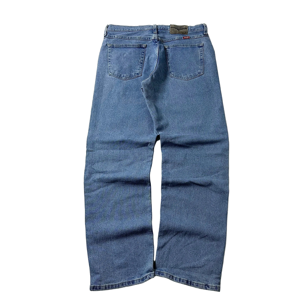 Wrangler Five Star Comfort Stretch Relaxed Fit Jeans in Bleached Tint (Size 32)