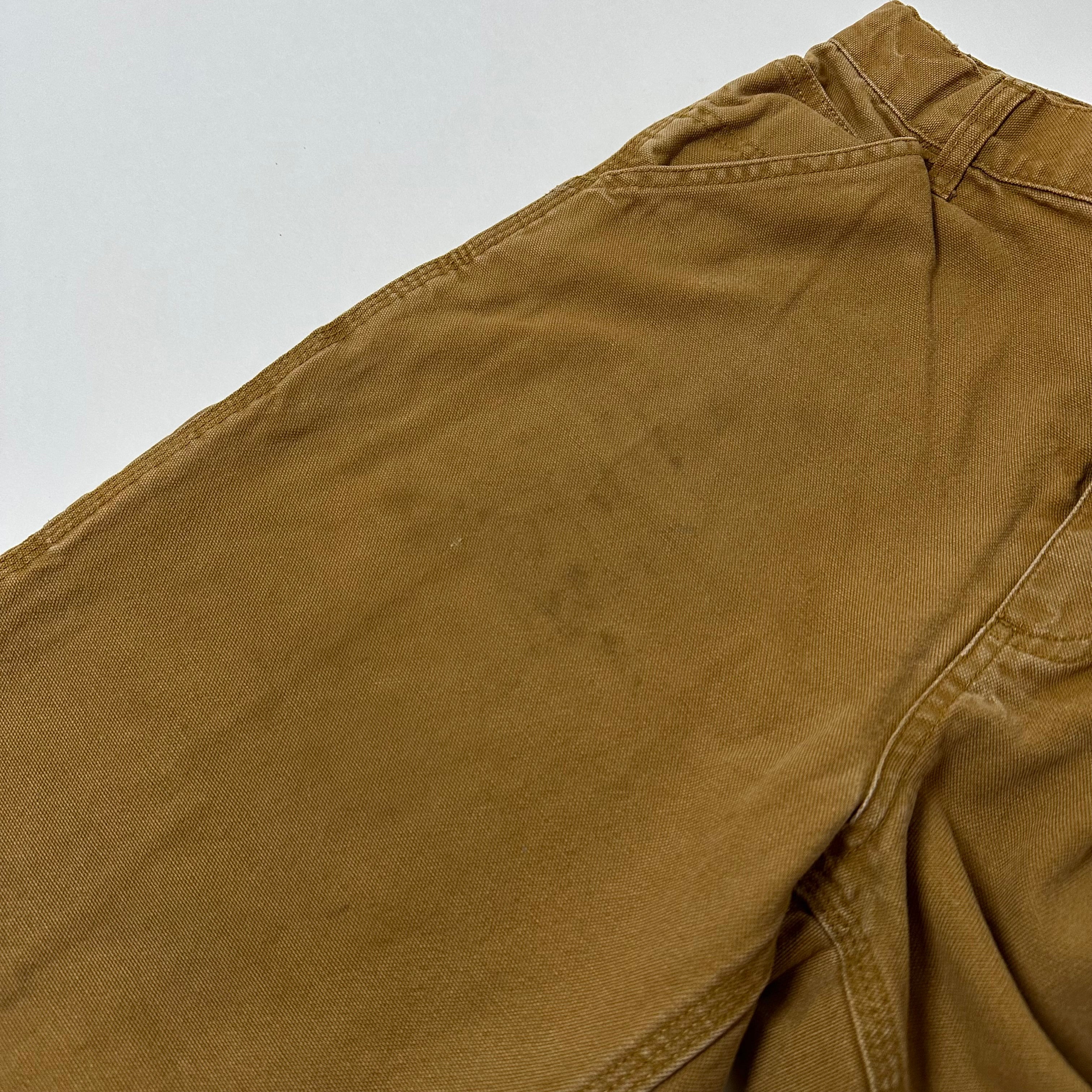 Carhartt Carpenter Pants Flannel-lined in Duck Brown (Size 28-29)