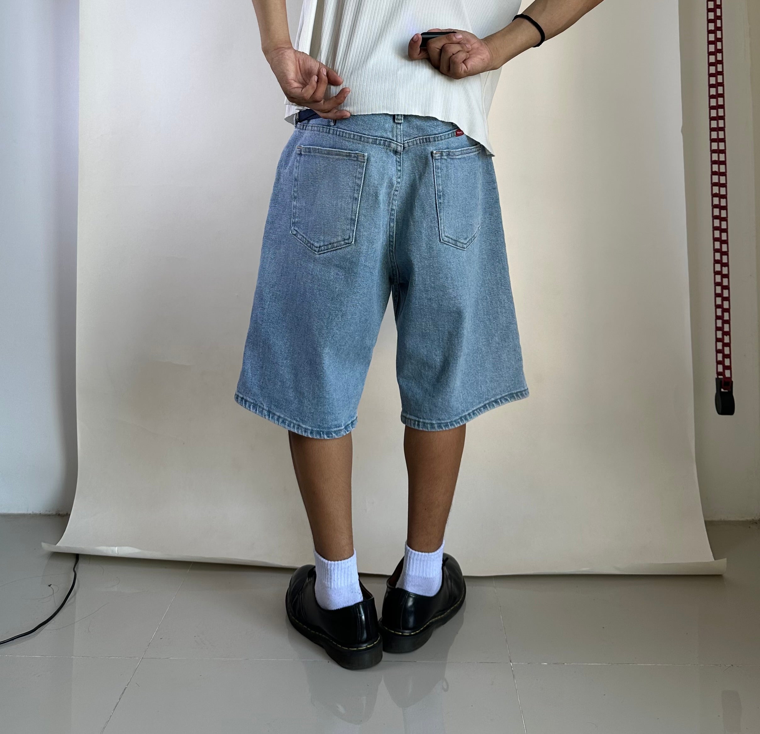 BRAND NEW Wrangler Relaxed Fit Blue Light Wash Jorts (Size 34) - SOLD