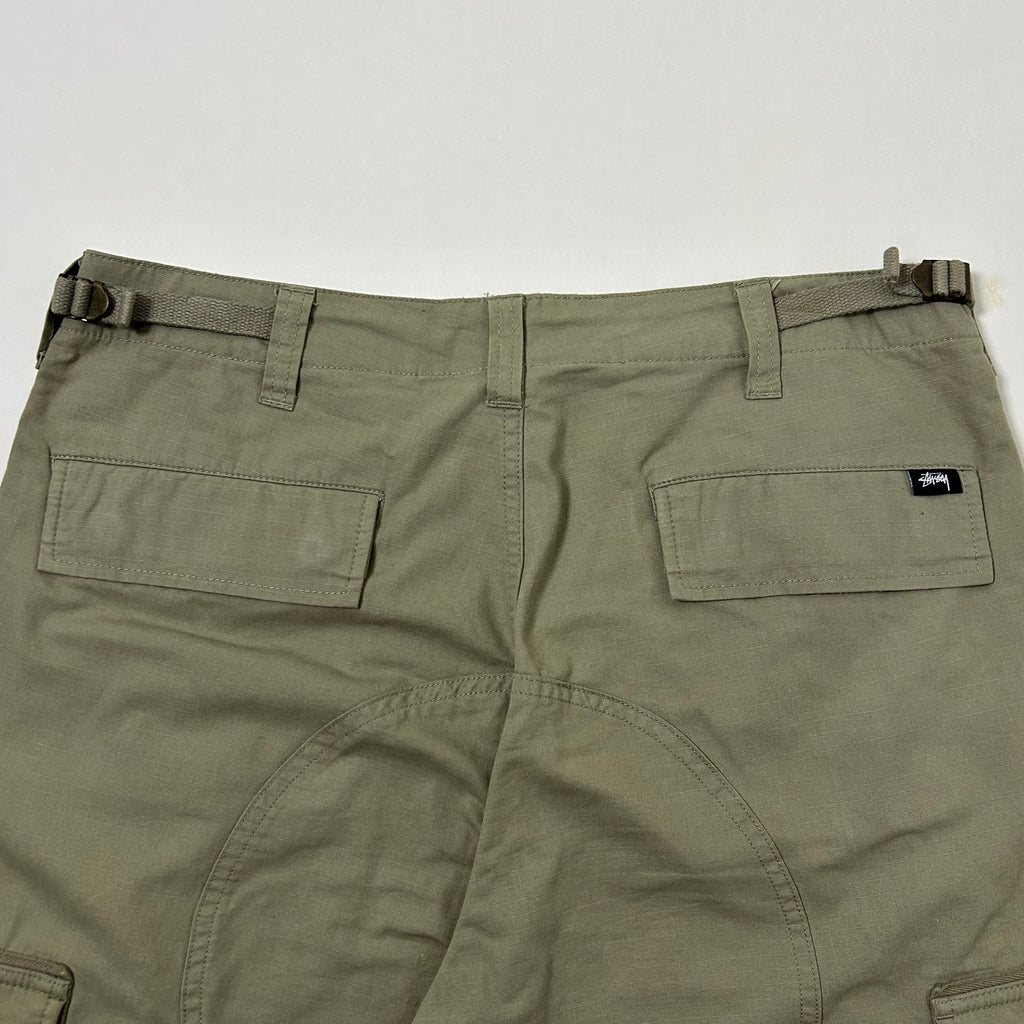 Stussy Cargo Ripstop Pants in Olive Green (Size 32)