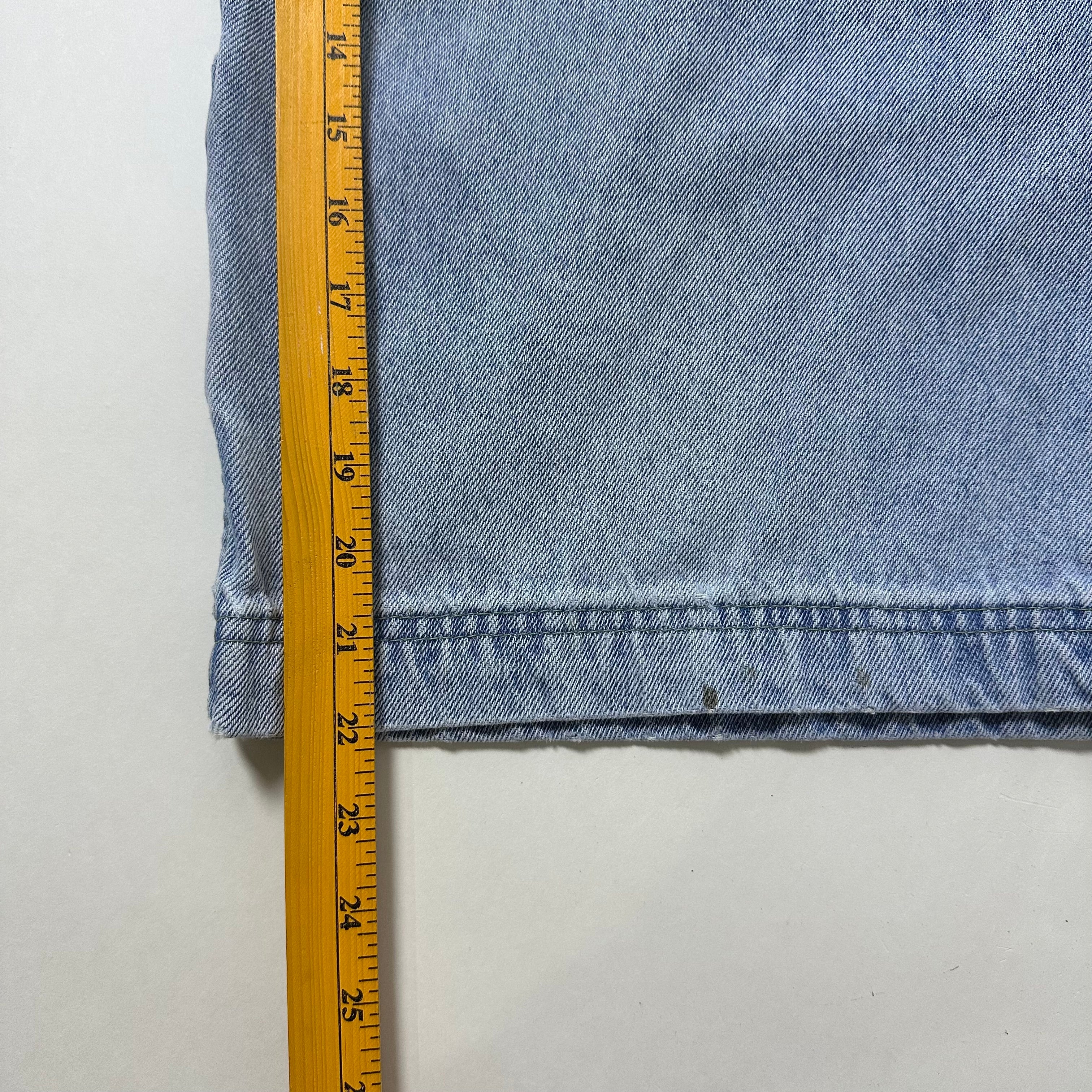 Old Navy Carpenter Jorts Light Washed (Size 34)