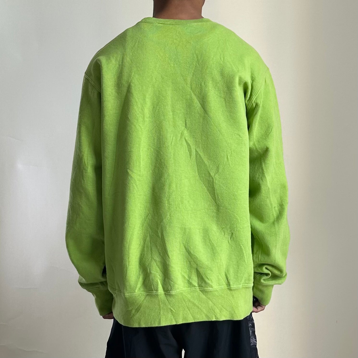 Supreme Crewneck Sweater in Sulphur Green (Size Large)