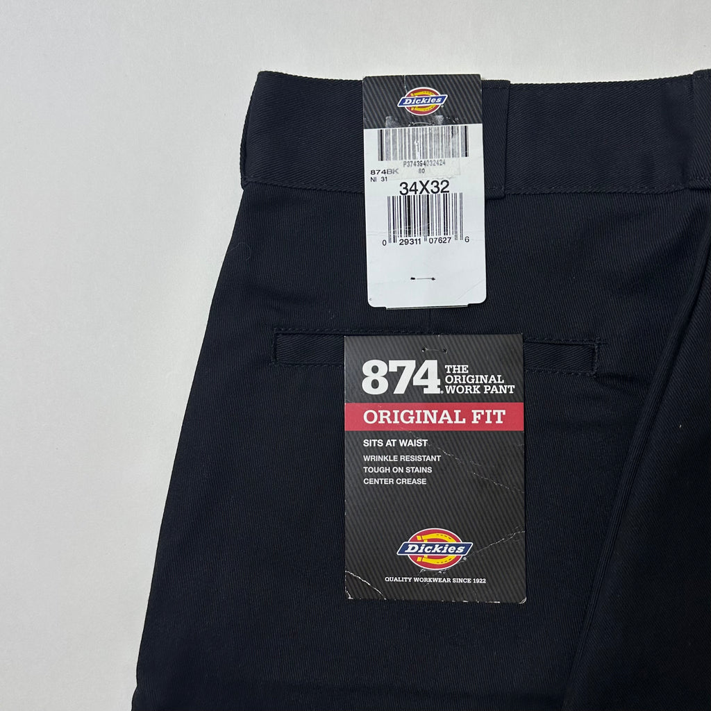 Brand New Dickies 874 Original Fit Pants Black Size 34